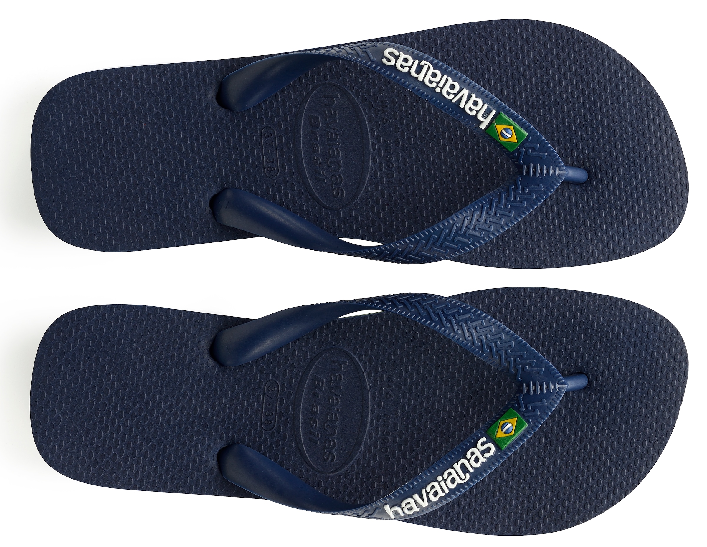 Havaianas Zehentrenner »BRASIL LOGO«, Sommerschuh, Schlappen, Poolsildes mit Logoschriftzug