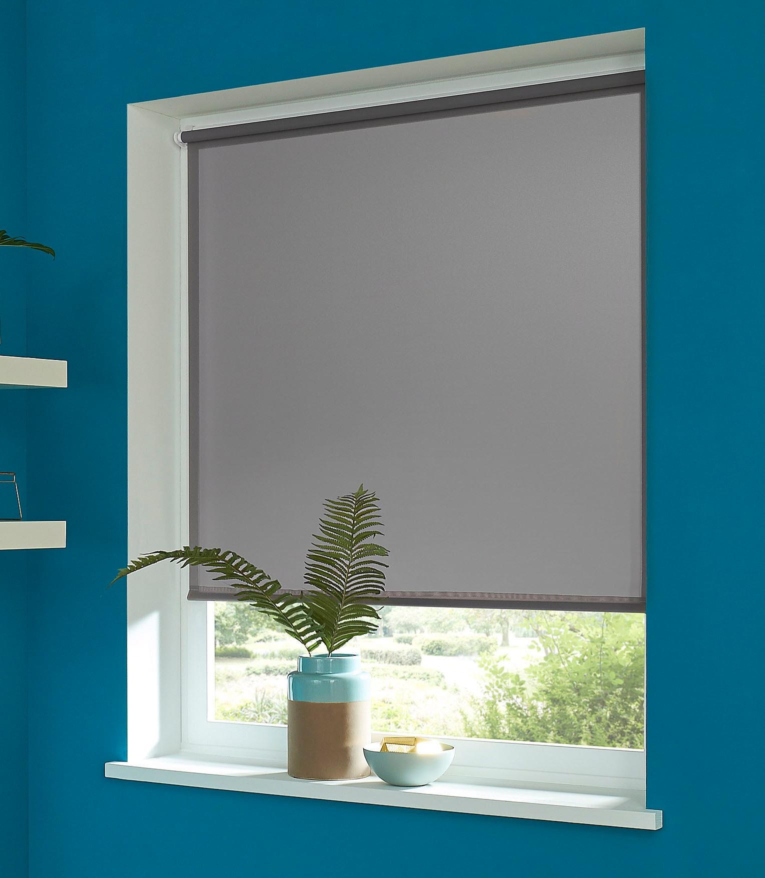 K-HOME Seitenzugrollo »Klemmfix-Rollo« Lichtschutz ohne Bohren 1 Stück