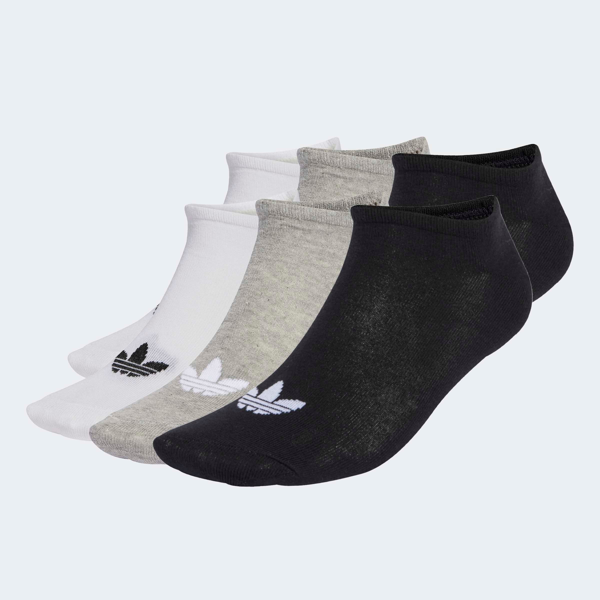 Damen Sportsocken "LINER, 6 PAAR", ADIDAS ORIGINALS, Gr. S, bunt, Obermaterial: 73% Baumwolle, 24% Polyester, 2% Elasthan, 1% Polyamid, Socken,