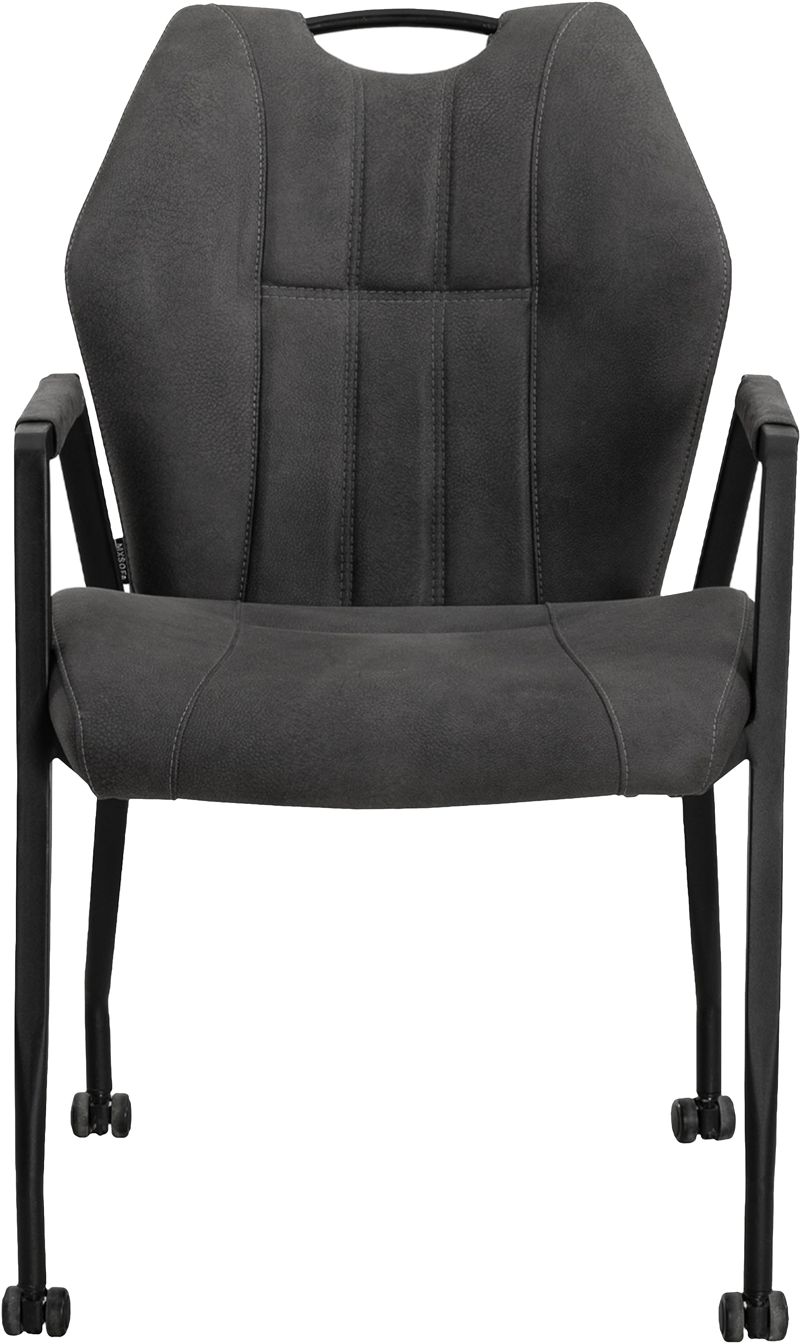 OMG Design Armlehnstuhl "Point" (Set) 1 Stk. Stoff Esszimmerstuhl mit Rolle günstig online kaufen