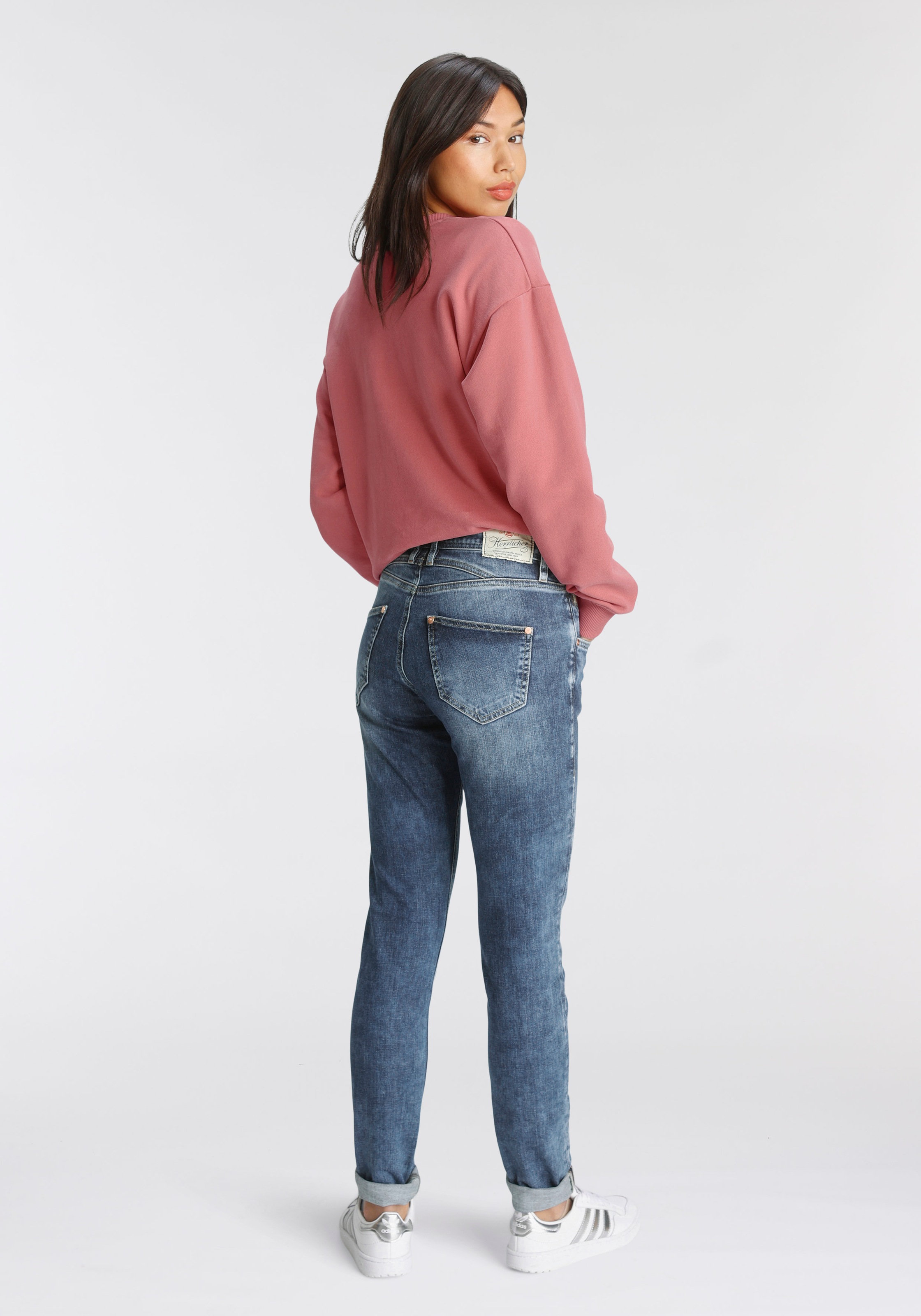 Herrlicher Slim-fit-Jeans »PEPPY SLIM POWERSTRETCH«, Normal Waist