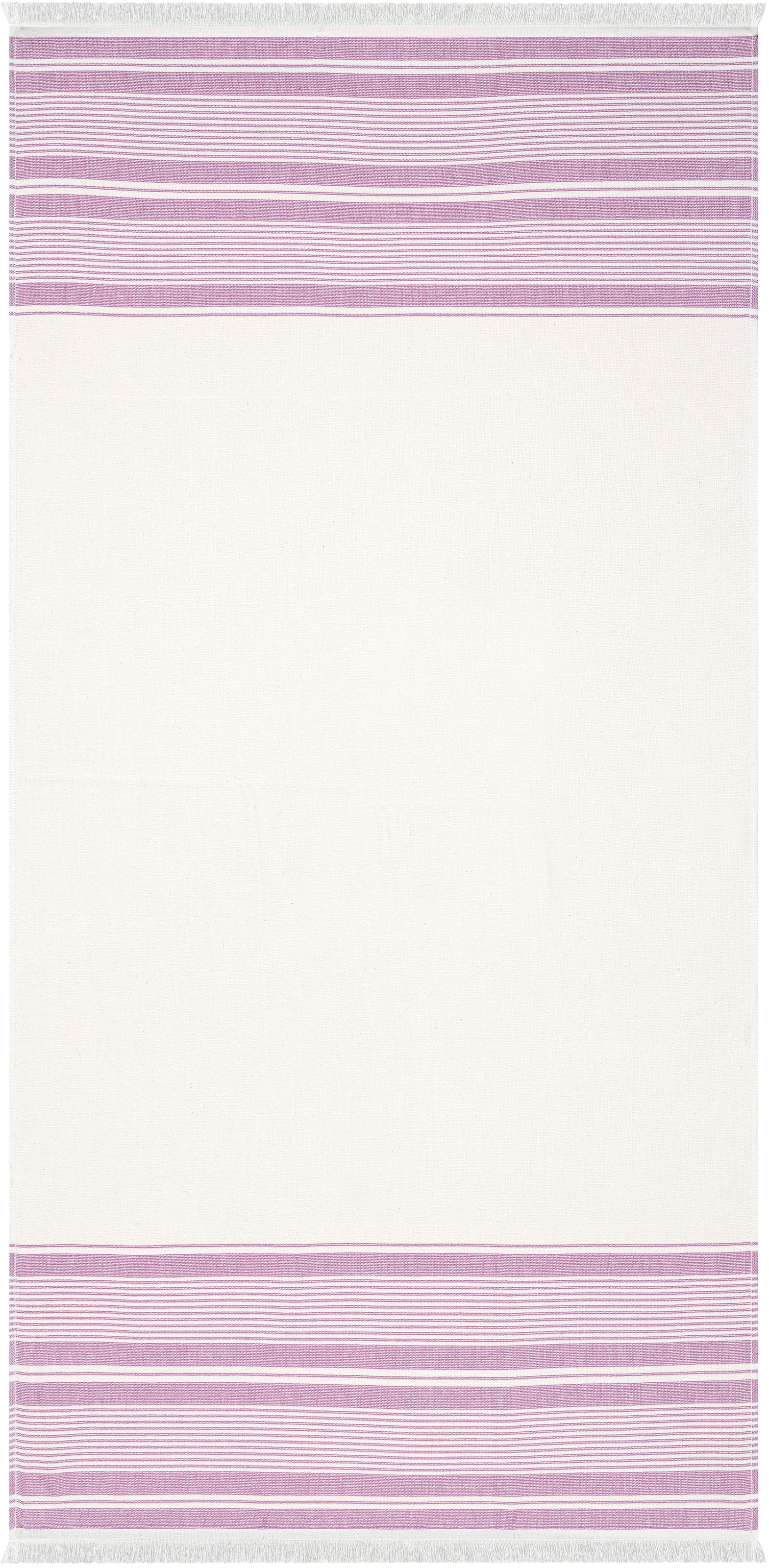 Strandtuch EGERIA, B:80cm L:180cm, pink, gewebte Ware, Baumwolle, Handtücher, "Pestemal", 80x180 cm, mit Fransen