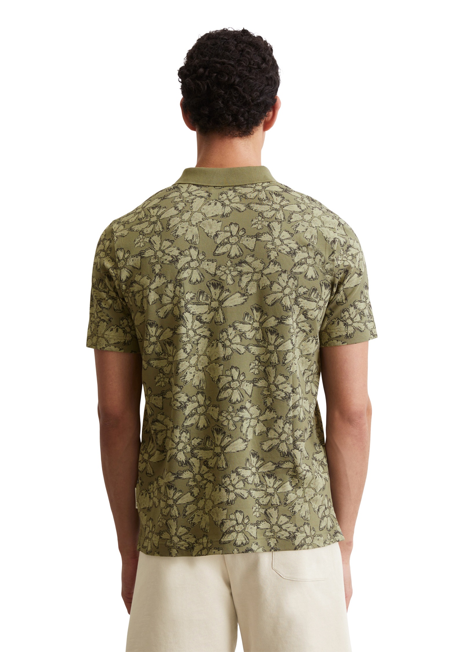 Marc O'Polo Poloshirt »aus Bio-Baumwoll-Mix«