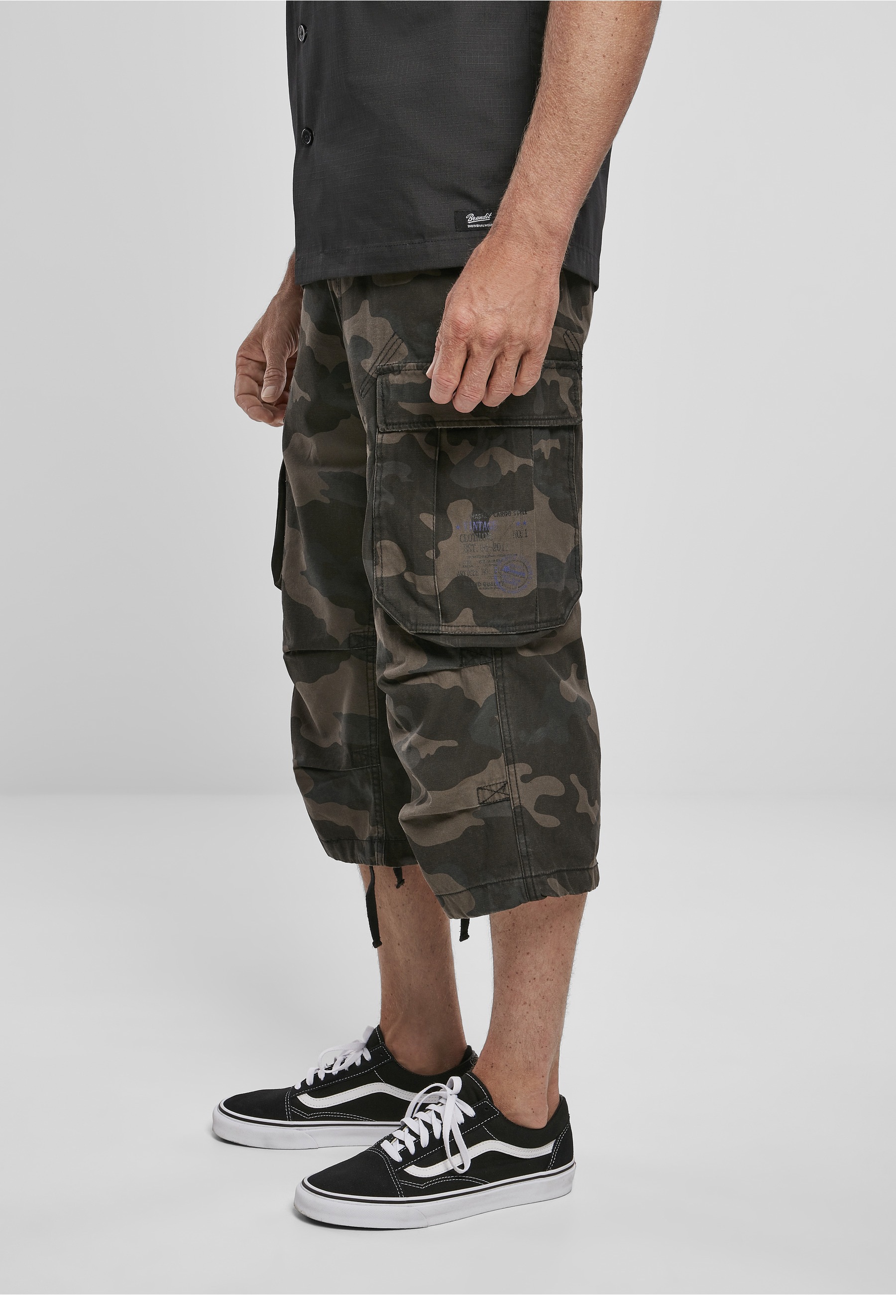 Brandit Stoffhose »Brandit Herren Industry Vintage Cargo 3/4 Shorts«