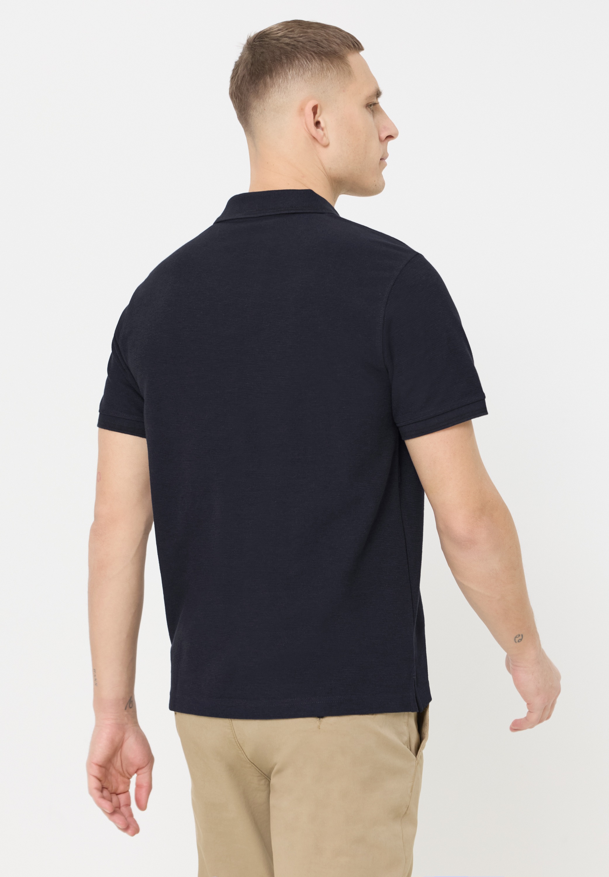 STREET ONE MEN Poloshirt im soften Baumwoll-Mix günstig online kaufen