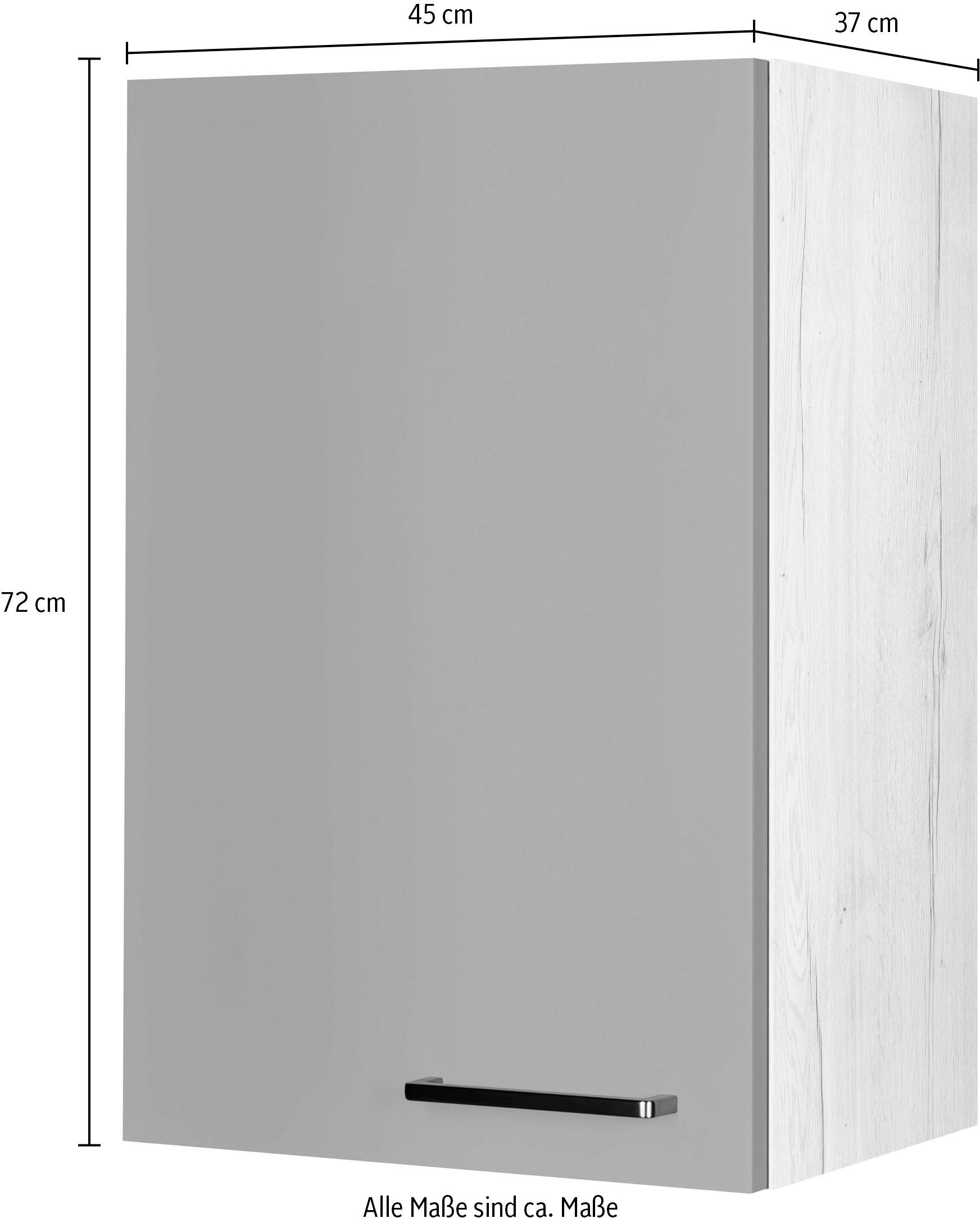 nobilia® Hängeschrank »"Easytouch", Ausrichtung wählbar, vormontiert,«, in drei Breiten: 30, 40 und 60 cm, mit Soft-Close-Funktion