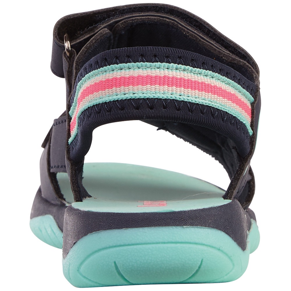 Sandale LOTTO, Mädchen, Gr. 31, blau (navy, aqua), Synthetik, mehrfarbig, Schuhe Sandale, - mit weicher EVA Innensohle 3