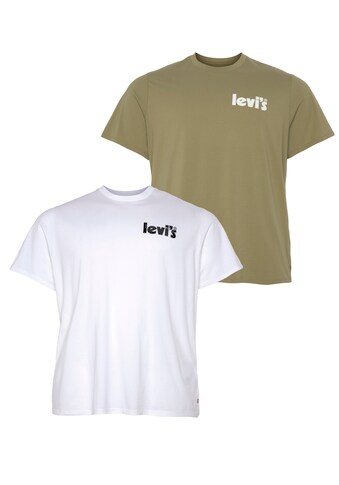 Levi's® Plus T-Shirt, (2 tlg.), mit Markenlogo kaufen