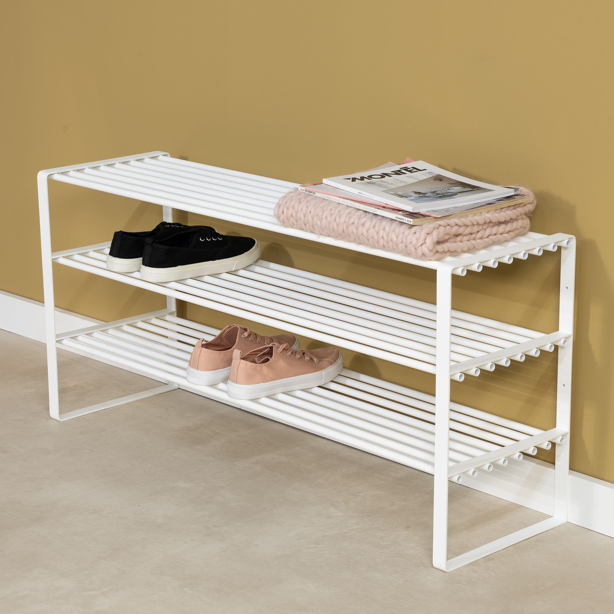 Spinder Design Schuhregal "REX SR 2 - 100 cm", (1 St.), Regal aus Stahl, wa günstig online kaufen