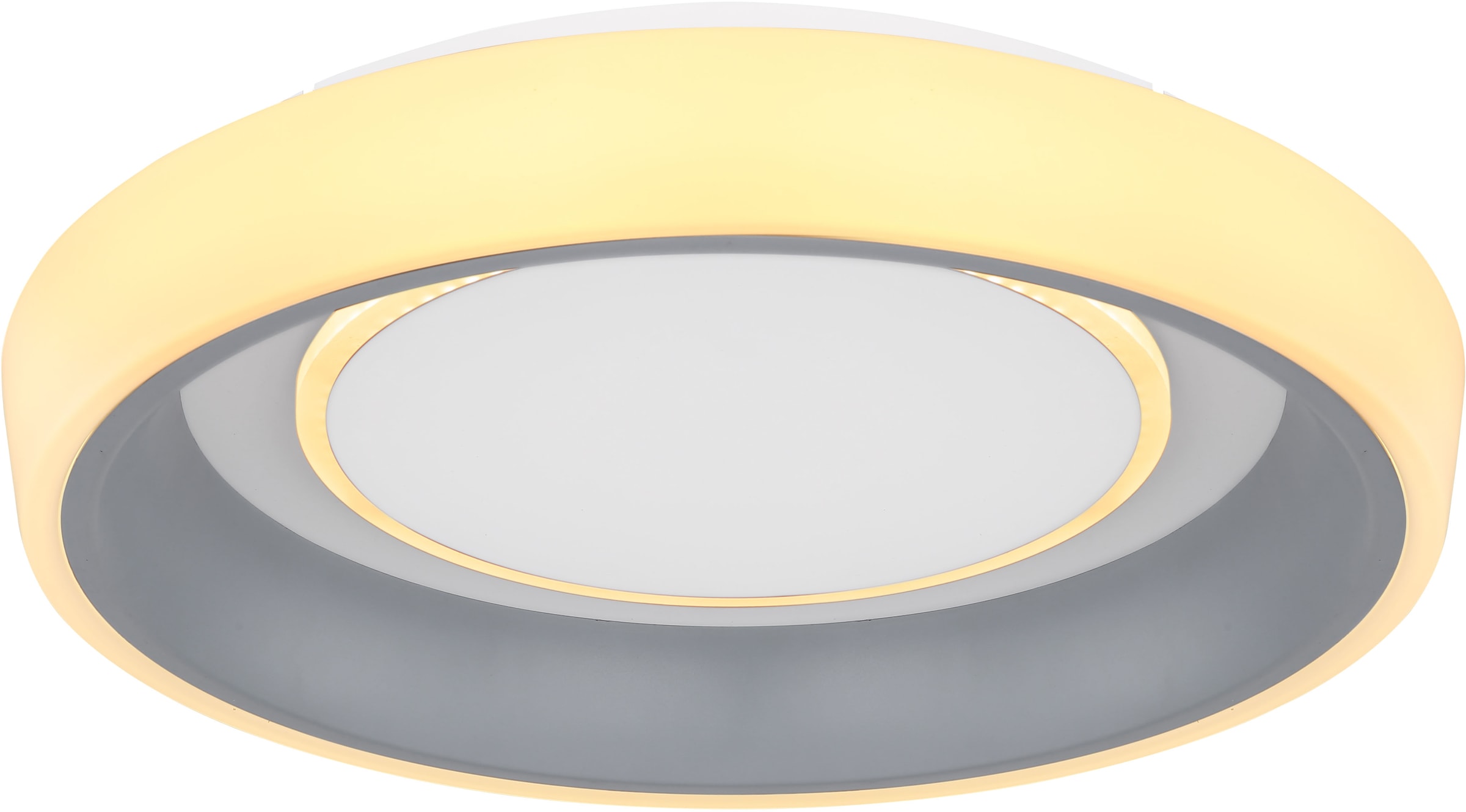 GLOBO LIGHTING LED Deckenleuchte »TABANO« LED-Modul 1 Stk. Deckenlampe/rund/Wohnzimmer/Schlafzimmer/elegant