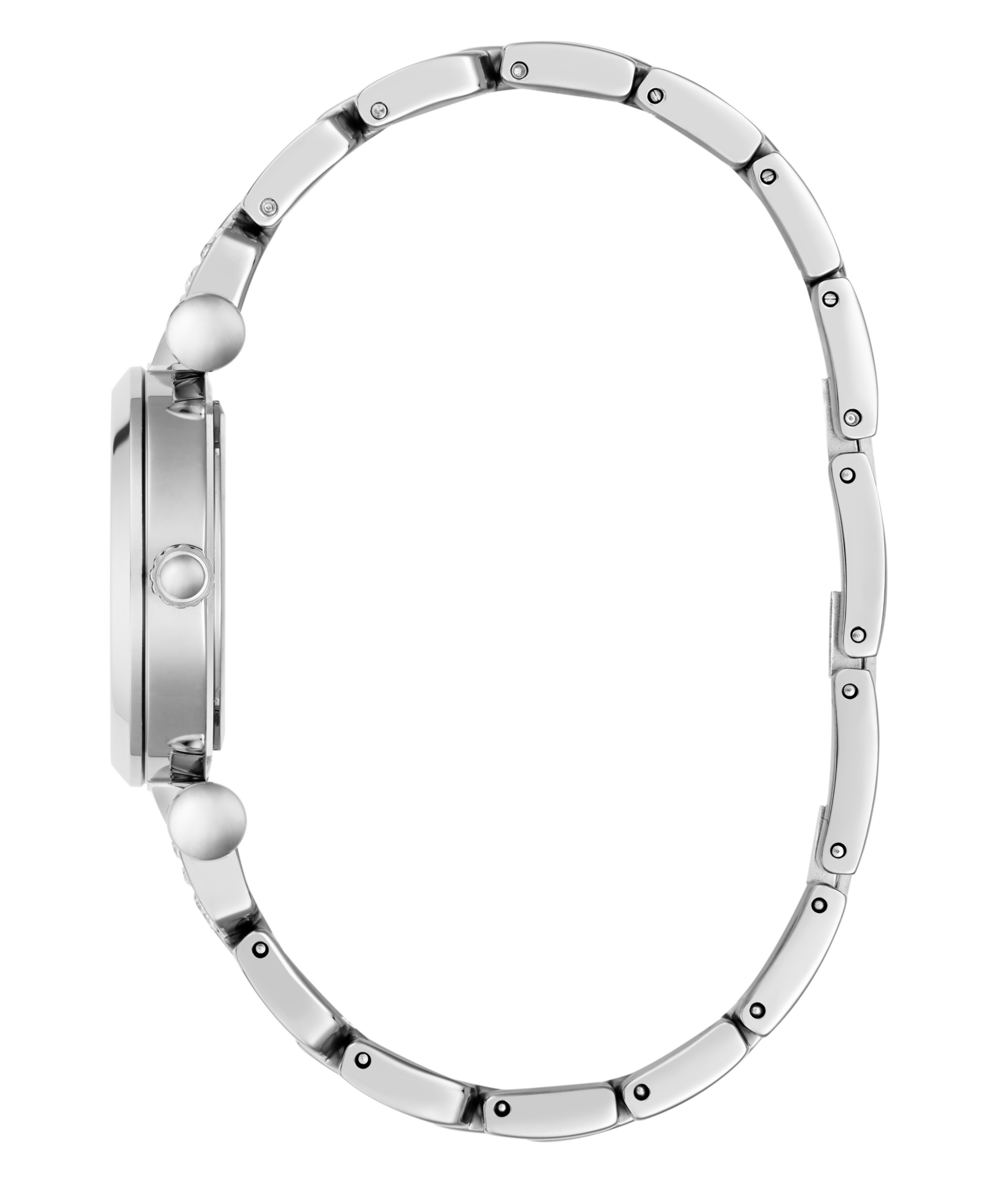Guess Quarzuhr »GINGER« Armbanduhr, Damenuhr, Edelstahlarmband, analog
