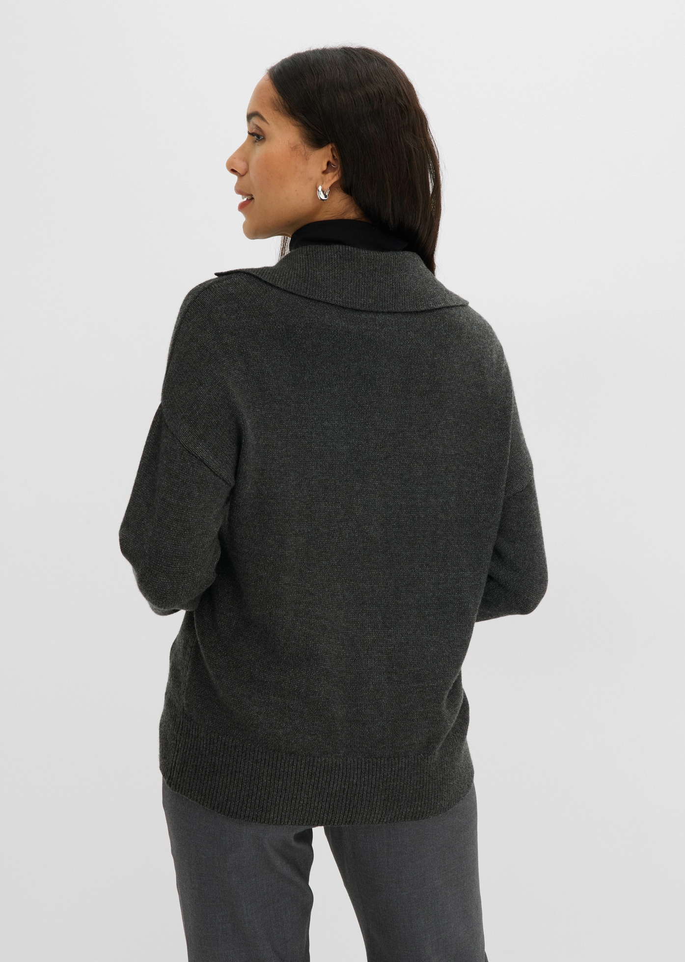 bonprix Strickjacke mit Knopfleiste, Loose Fit, im Casual-Stil