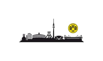 Wandtattoo »Fußball BVB Skyline mit Logo«, (1 St.)