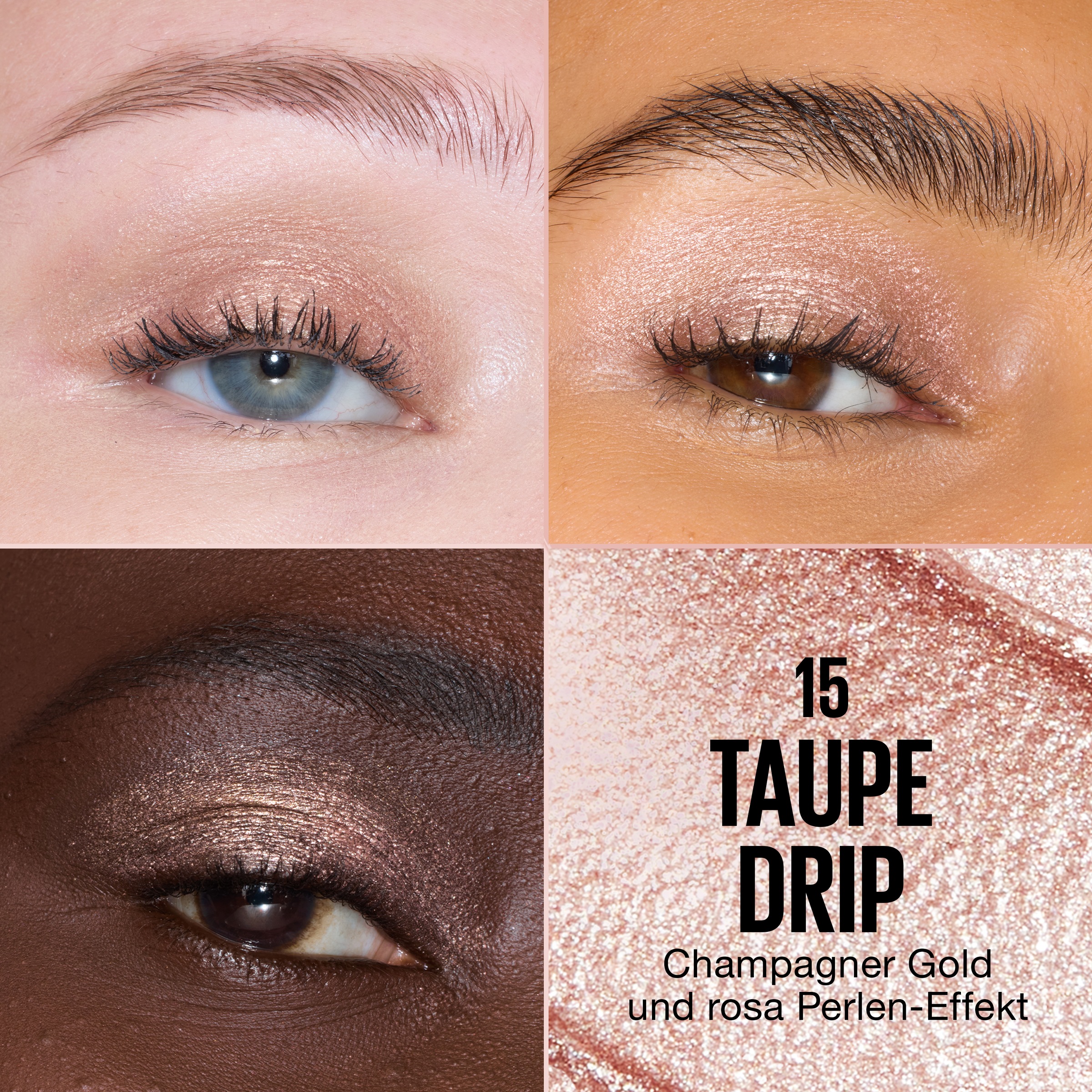 MAYBELLINE NEW YORK Lidschatten »CHROMA LIQUID EYESHODOW« flüssiger Lidschatten, mit Chrom-Finish, bis zu 16 Stunden Halt