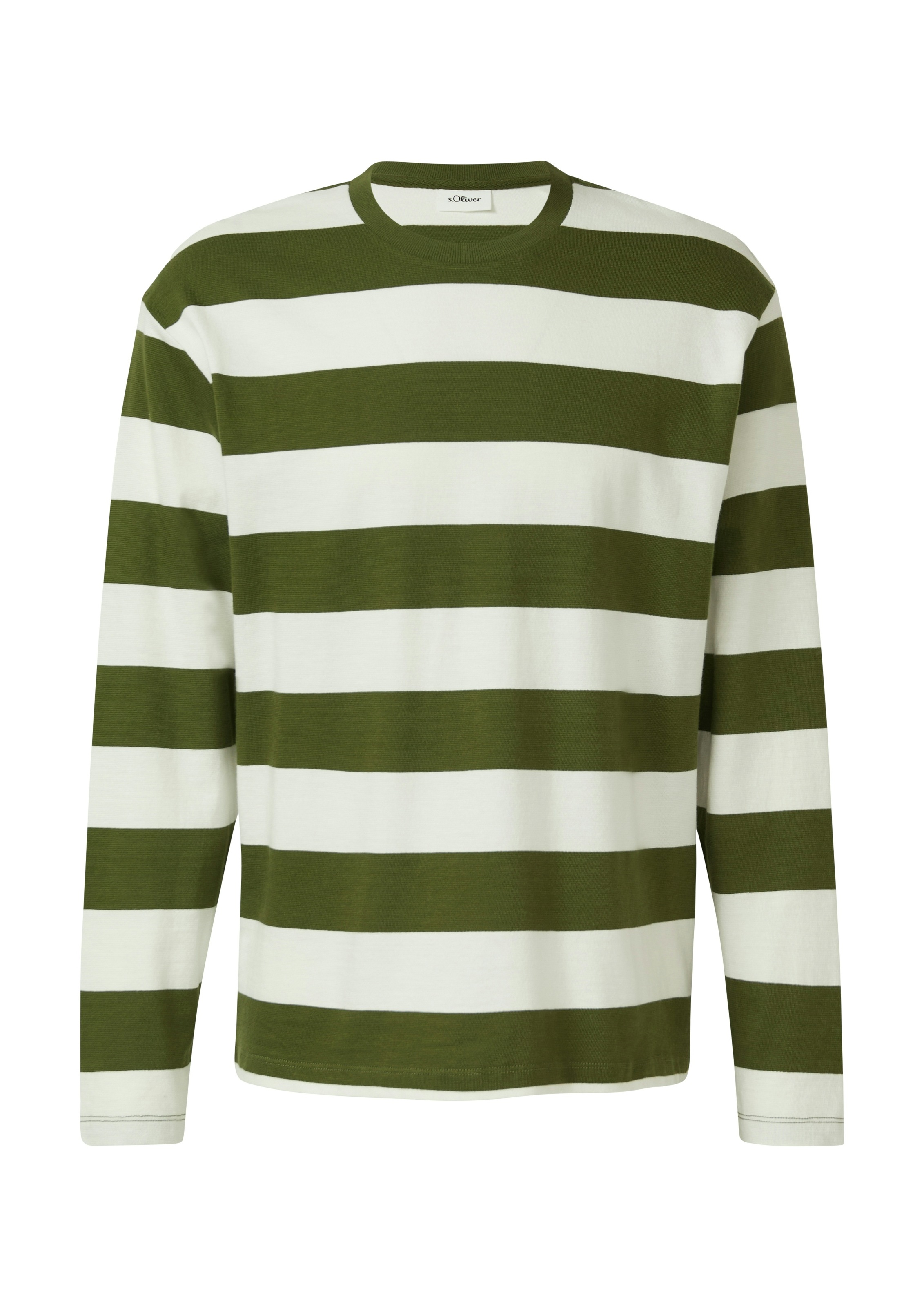 s.Oliver Langarmshirt mit Streifen Muster