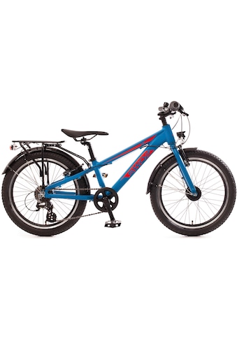 ATB »20" "SWOP" Jugendfahrrad matt-blau«, 7 Gang, Shimano, Altus Schaltwerk,...