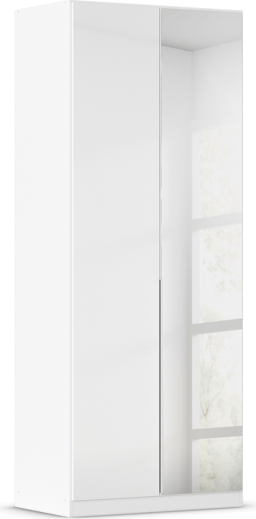 OTTO home Drehtürenschrank "Kleiderschrank Schrank Garderobe AGORDO mit Dekor- oder Hochglanzfront" in zwei Griff-Farben, Breiten 91-405 cm, durchdachte Innenausstattung, in 8 Breiten und 2 Höhen MADE IN GERMANY