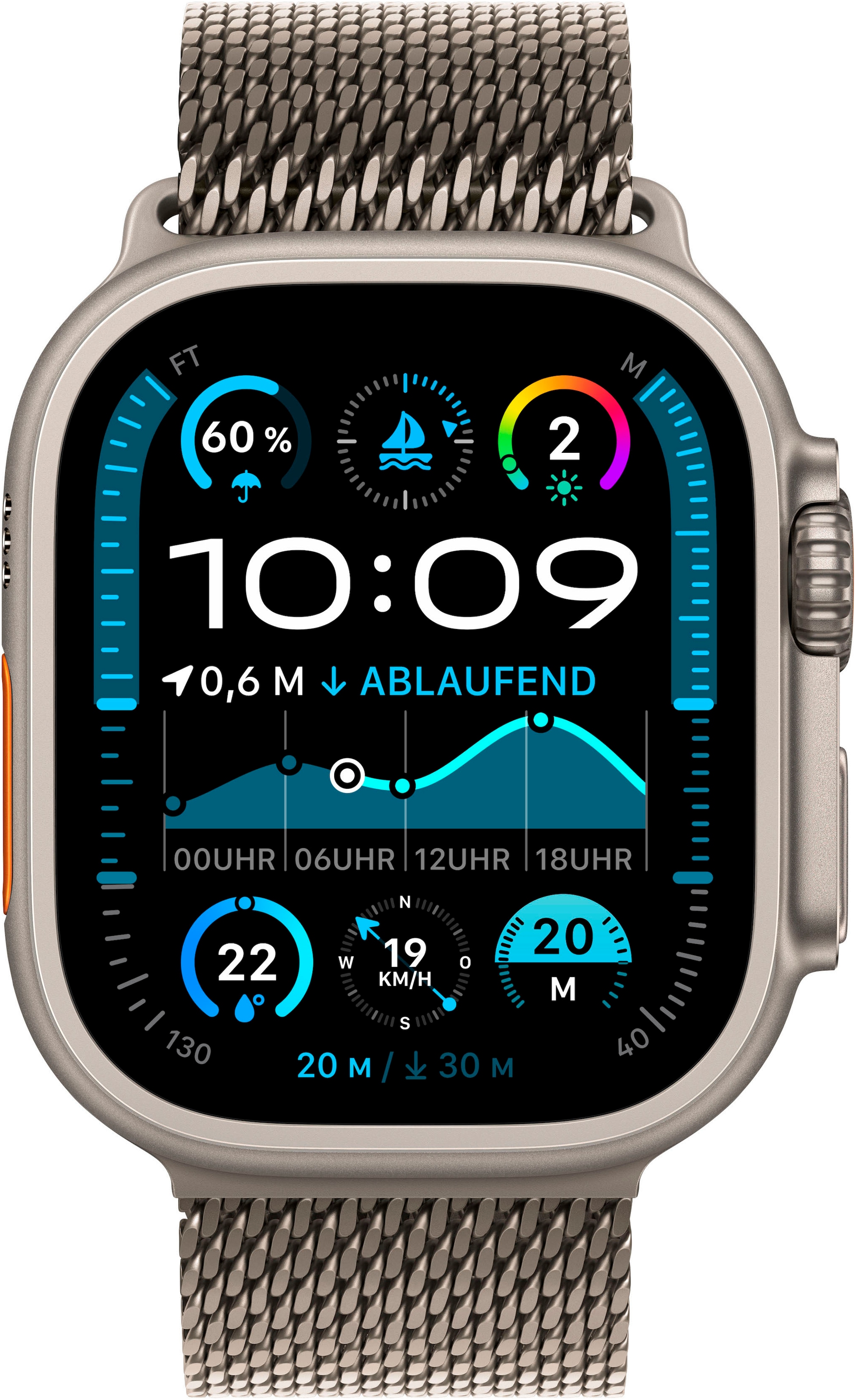 Apple Smartwatch »Watch Ultra 2 (2024) GPS + Cellular«, (4,9 cm), Watch OS, 64 GB,)