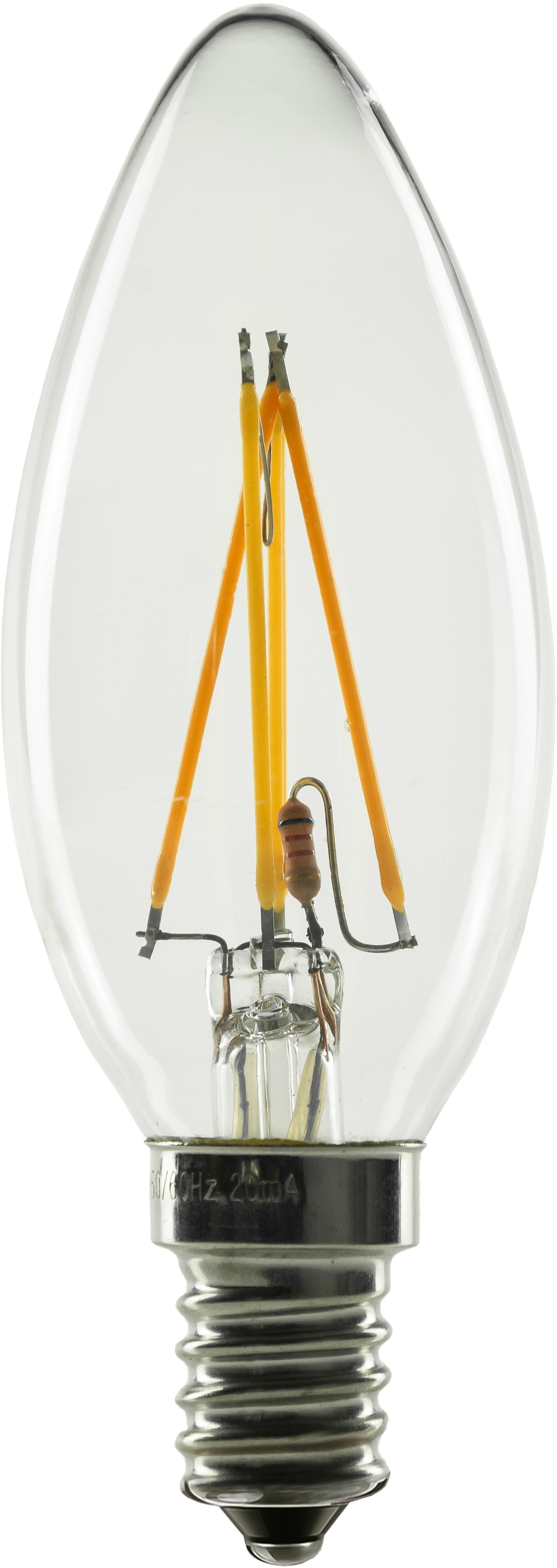 SEGULA LED-Leuchtmittel "Ambient Line", L:100cm Ø:35cm, transparent, Leuchtmittel, Kerze klar Ambient Dimming, E14