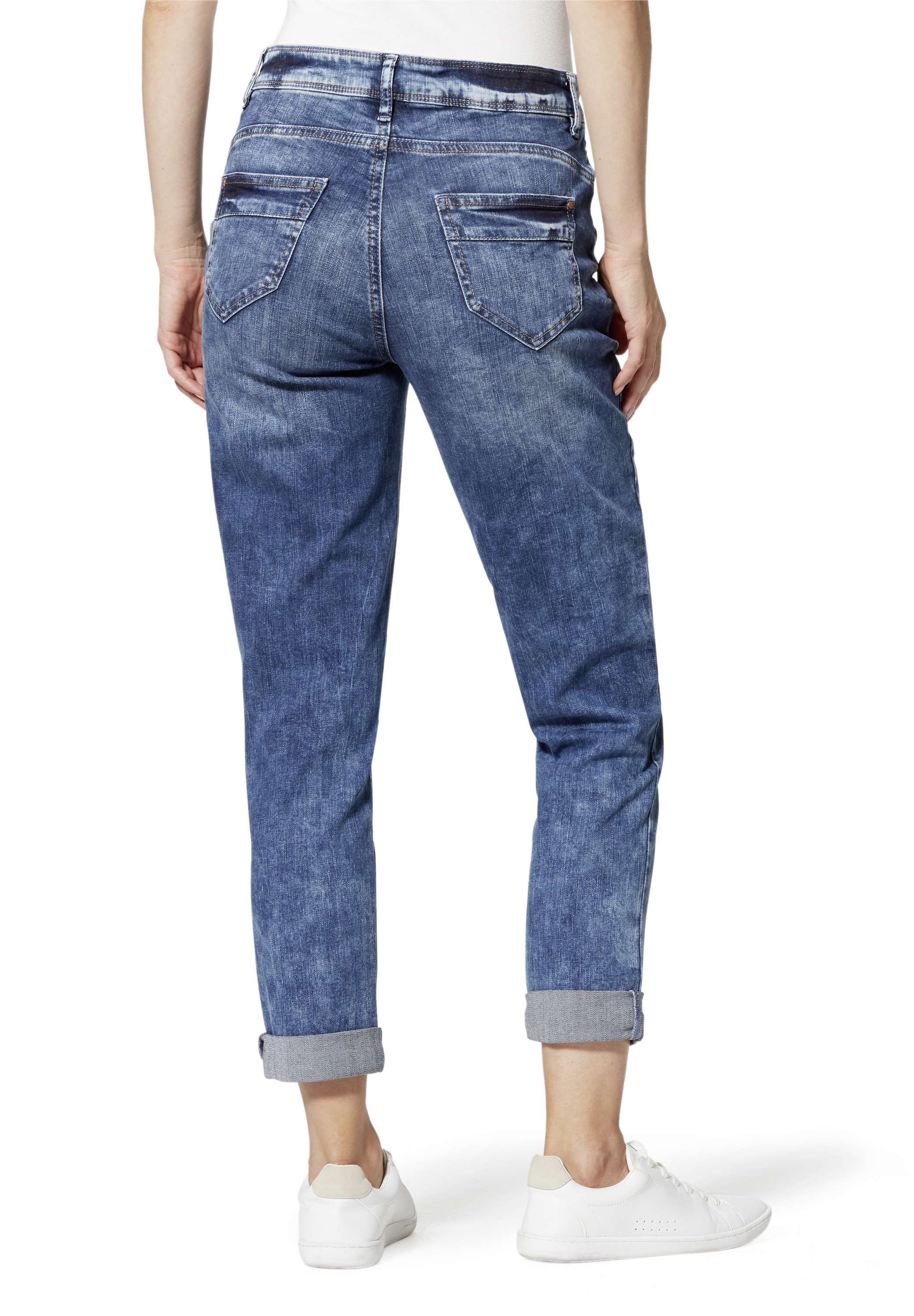 STOOKER WOMEN Boyfriend-Jeans »Davos Denim Boyfriend Fit«, Jeans Boyfriend Fit Casual Denim Lässige Passform für Damen
