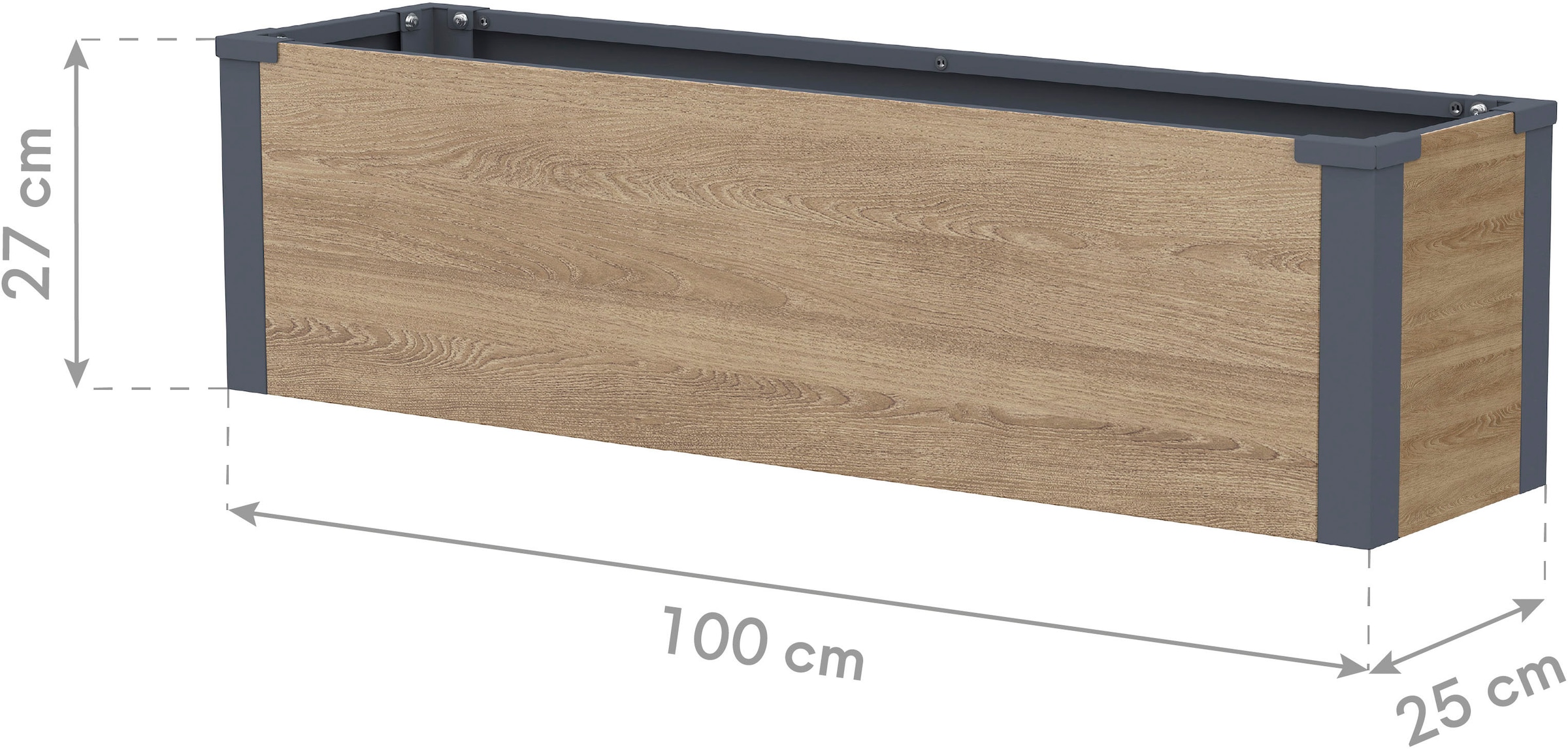 WESTMANN Pflanzkübel »Talus M« BxTxH: 100x25x27 cm