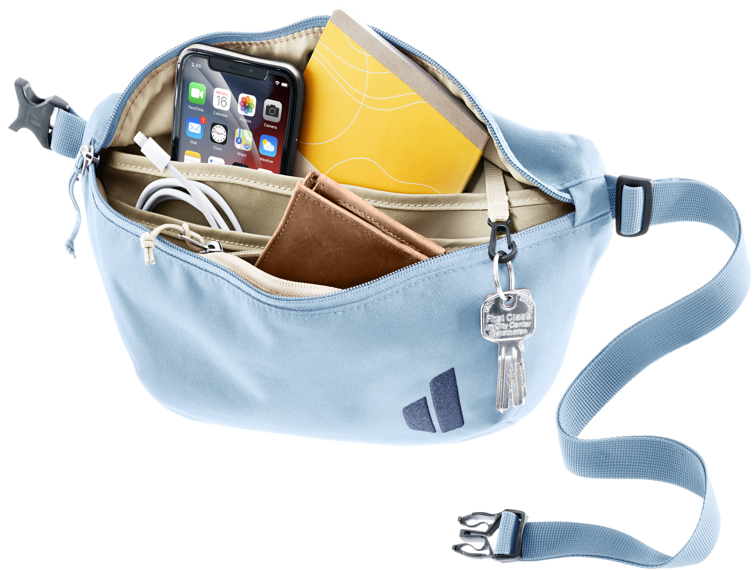 deuter Umhängetasche »AVENGO ORGANIZER« One Size, mit geräumigem Hauptfach, Schlüsselclip