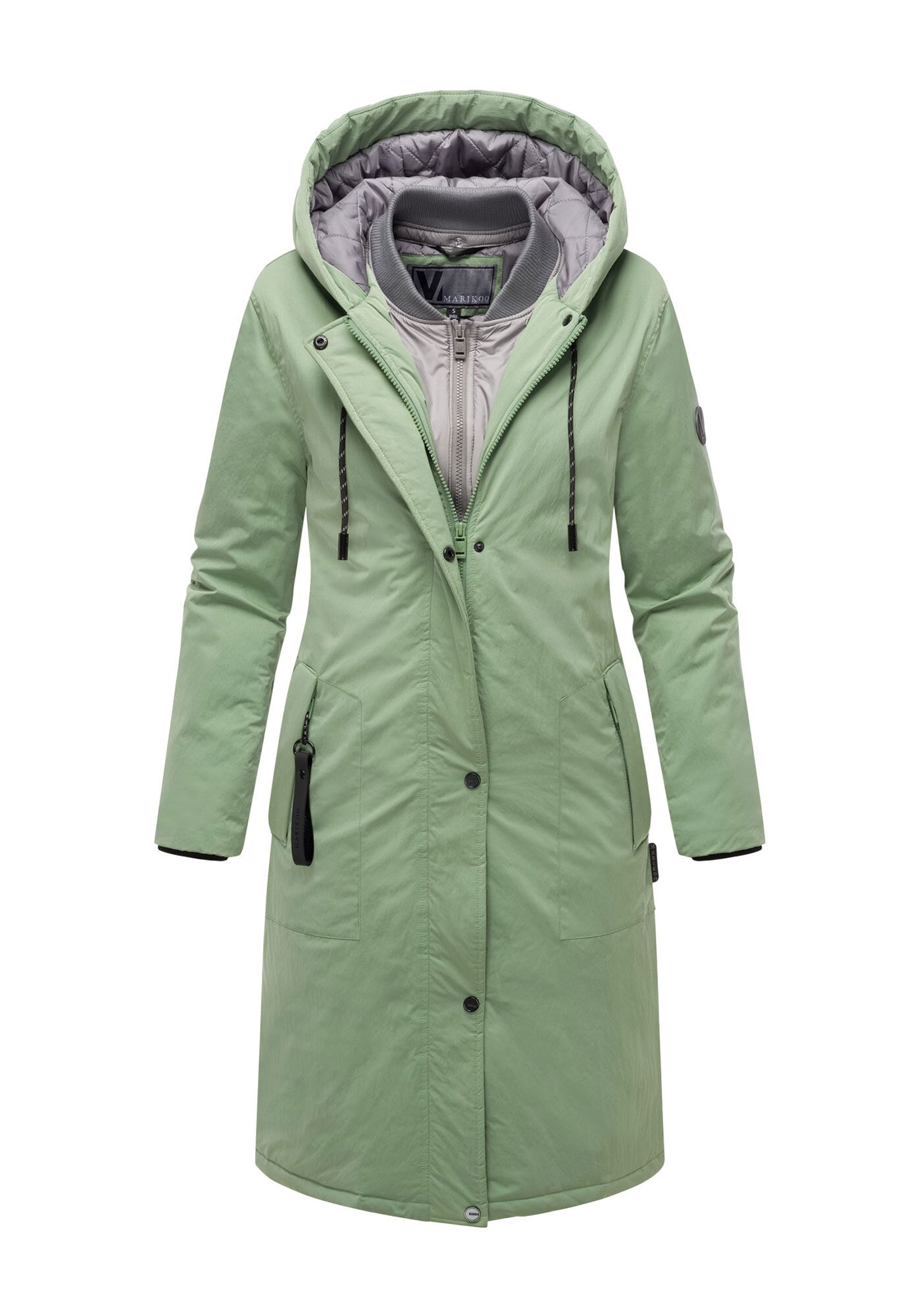 Marikoo Winterjacke »Ledalaa«, mit großer Kapuze