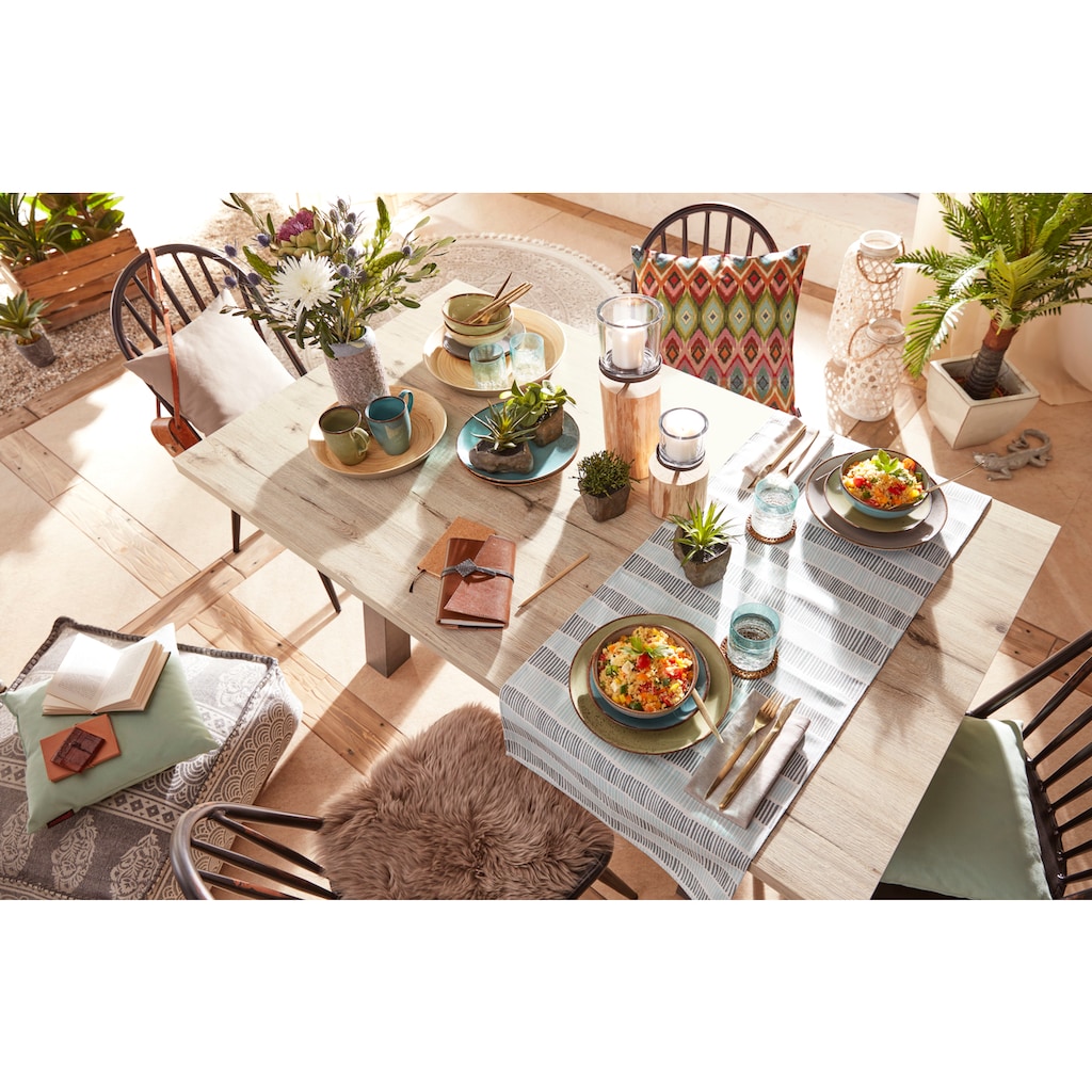 CreaTable Kombiservice »Geschirr-Set NATURE COLLECTION«, (Set, 16 tlg., Kaffeeservice und Tafelservice im Set, für 4 Personen)