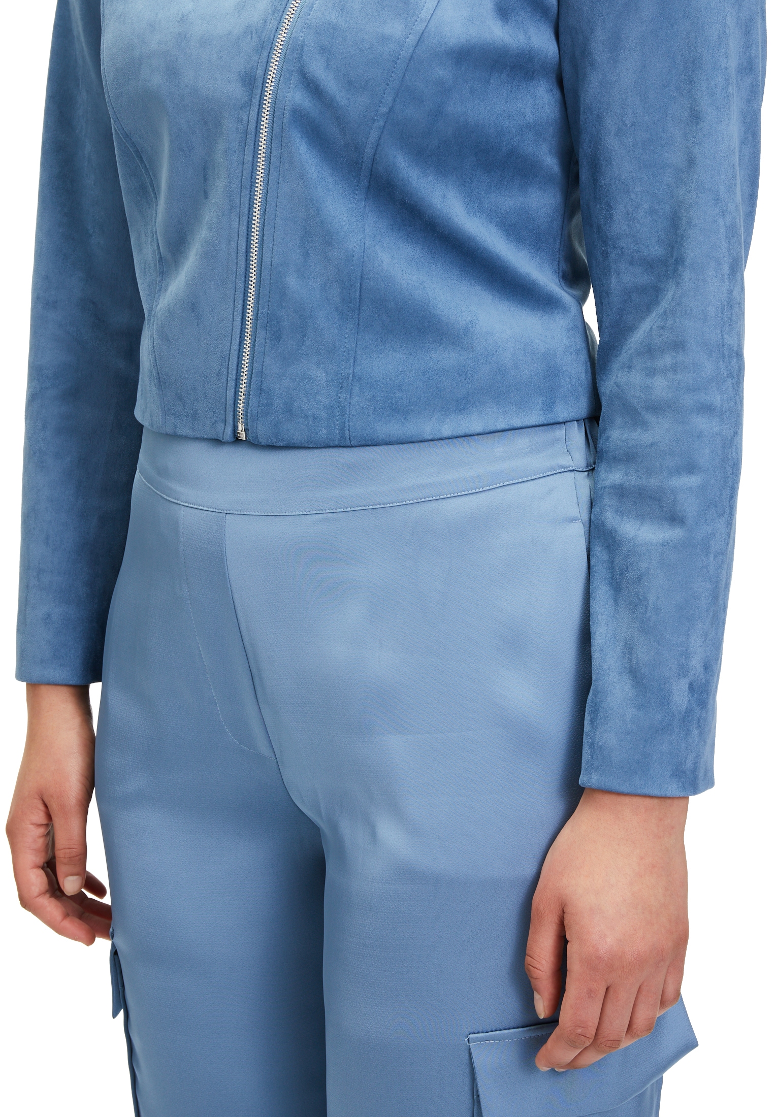 Vera Mont Jackenblazer »Vera Mont Damen Bikerjacke mit Reißverschluss«, Reißverschluss