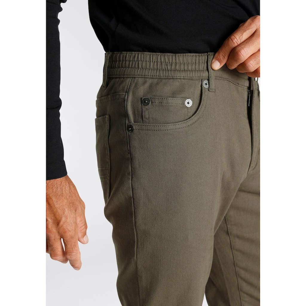 Man's World Dehnbund-Hose, Stretch - bequem mit seitlichem Gummizug