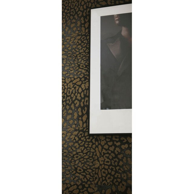 Black Friday living walls Vliestapete »Desert Lodge«, Fellimitat-animal  print-gemustert, Tapete Leopardenmuster | BAUR