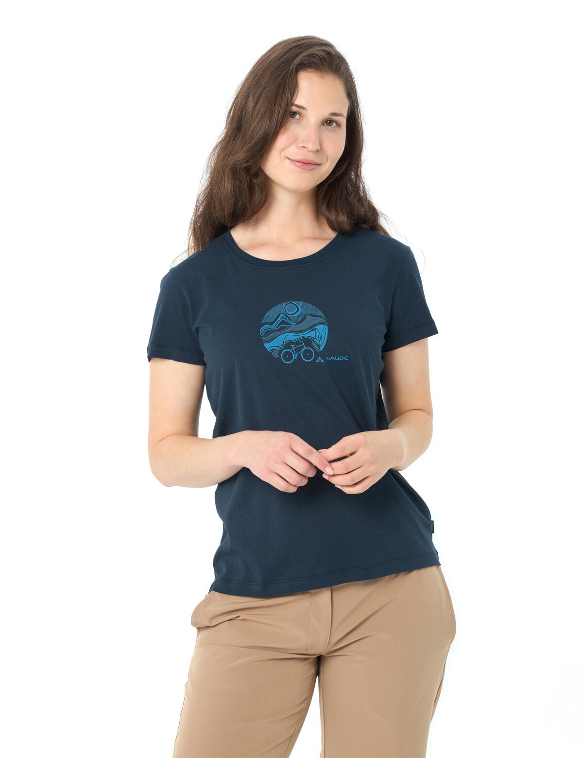 VAUDE Funktionsshirt "WOMENS CYCLIST T-SHIRT V" sportliche Passform, Kurzar günstig online kaufen