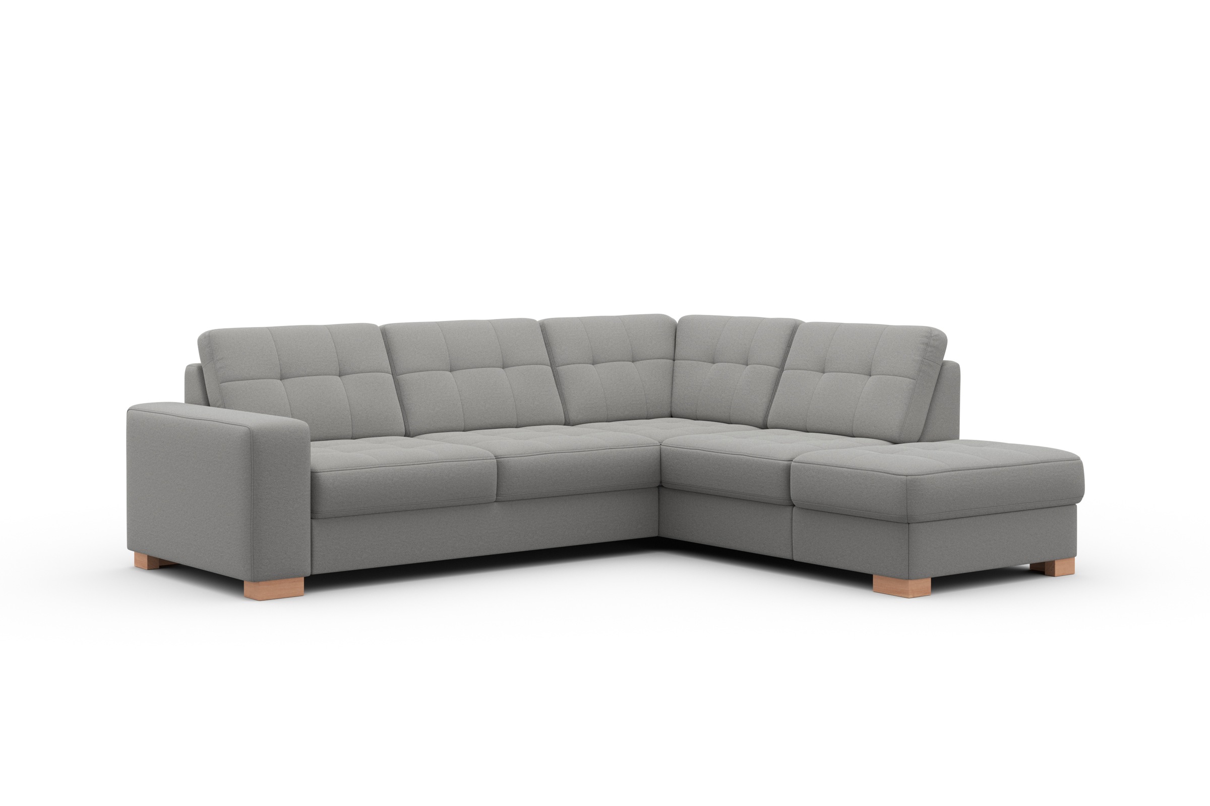 sit&more Ecksofa »Quincy L-Form«, wahlweise mit Bettfunktion und Bettkasten