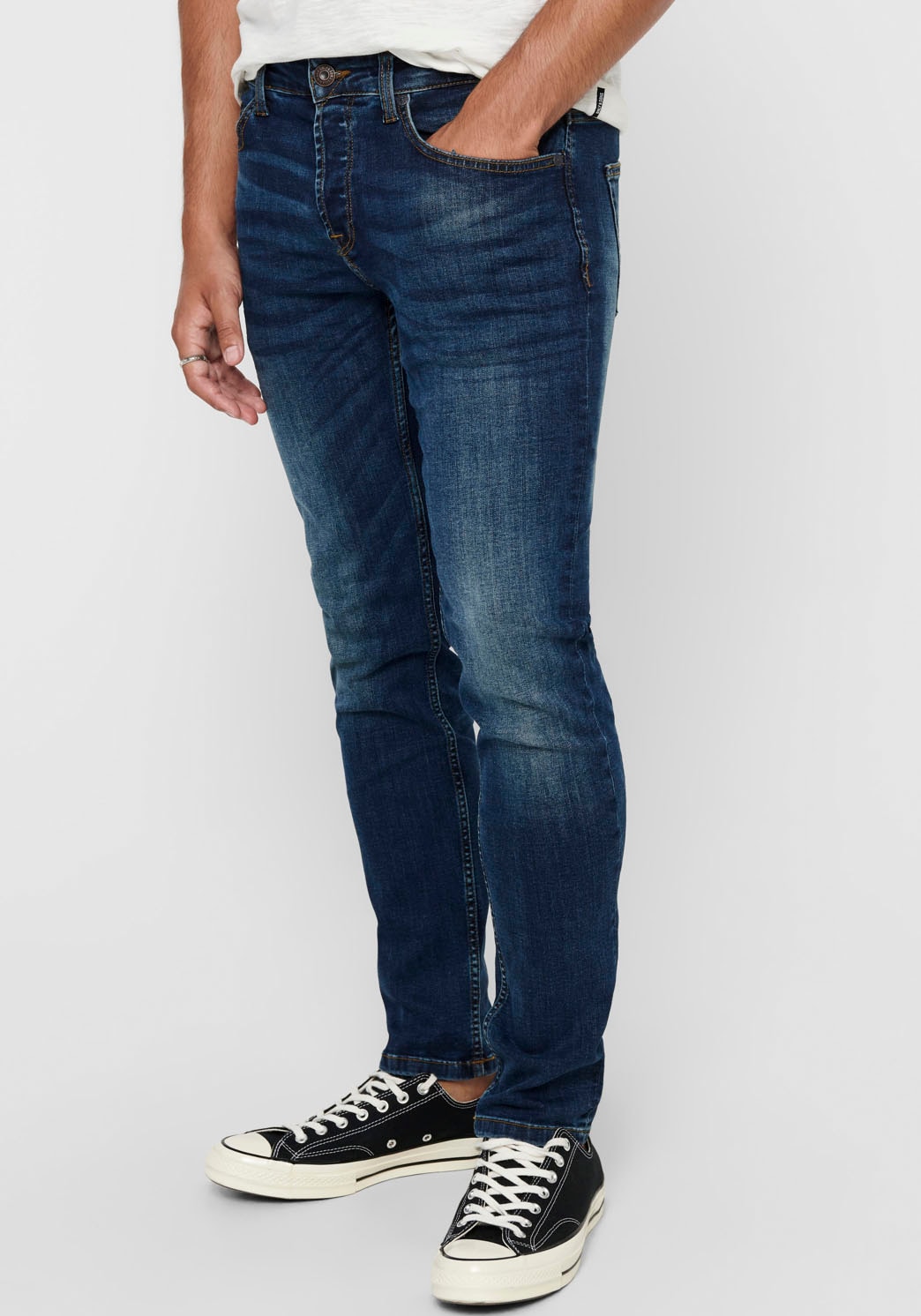 ONLY & SONS Regular-fit-Jeans »WEFT«