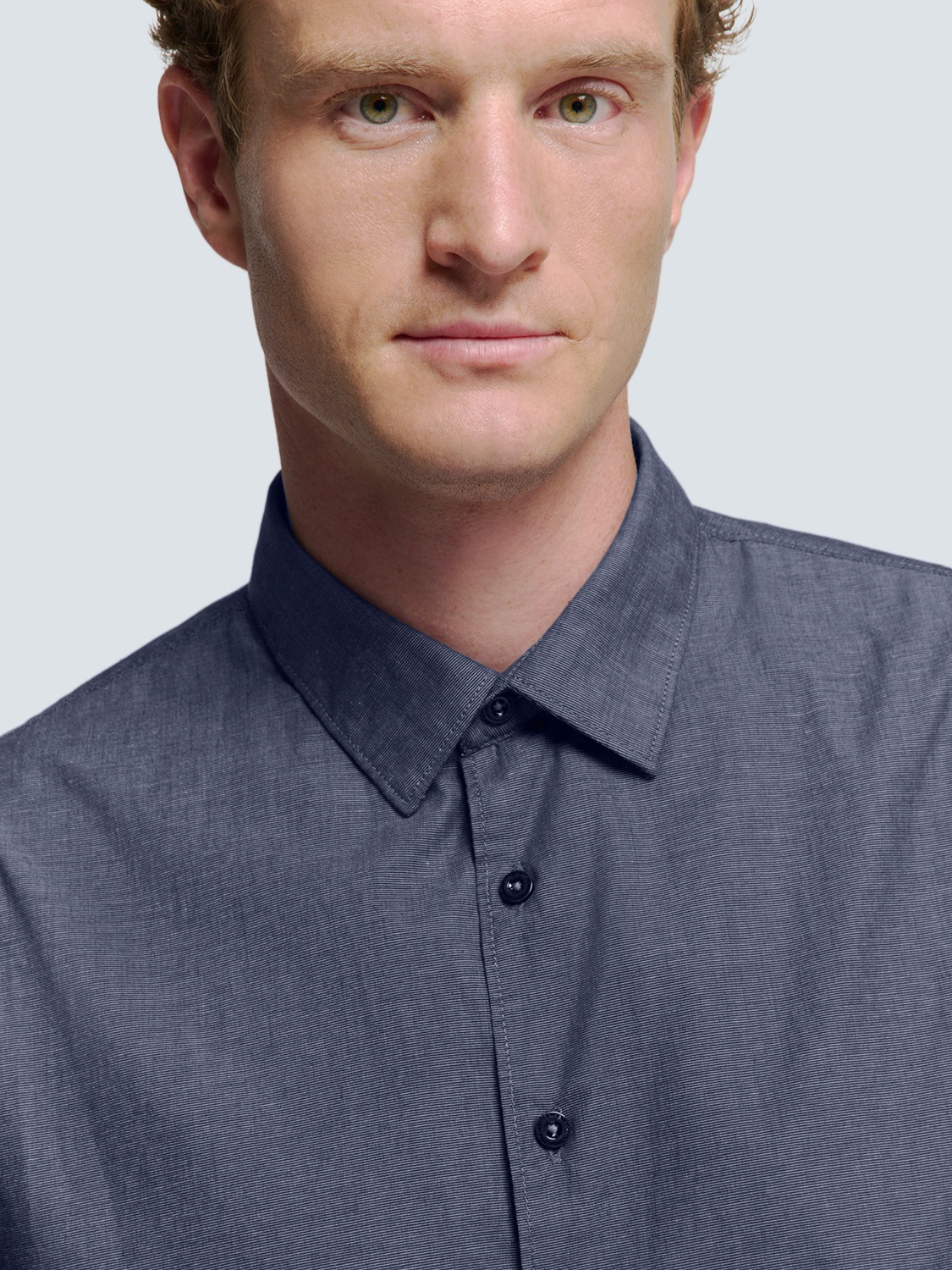 NO EXCESS Langarmhemd »No Excess Oxford-Hemd von Timeless Basics Shirt 2 Coloured«