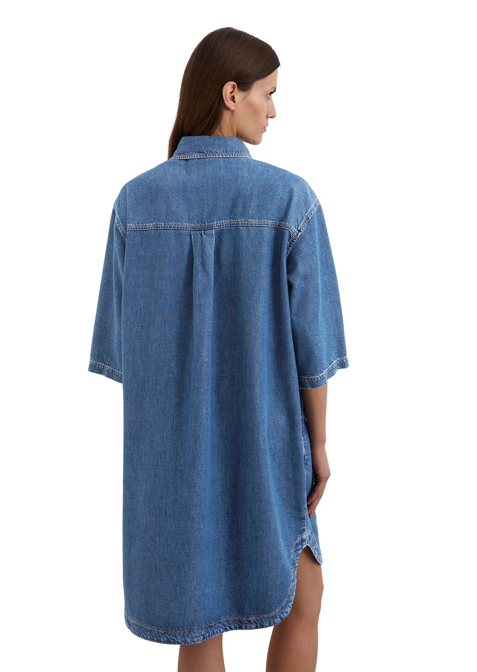 Marc O'Polo Hemdblusenkleid »aus Organic Cotton Lyocell-Mix«