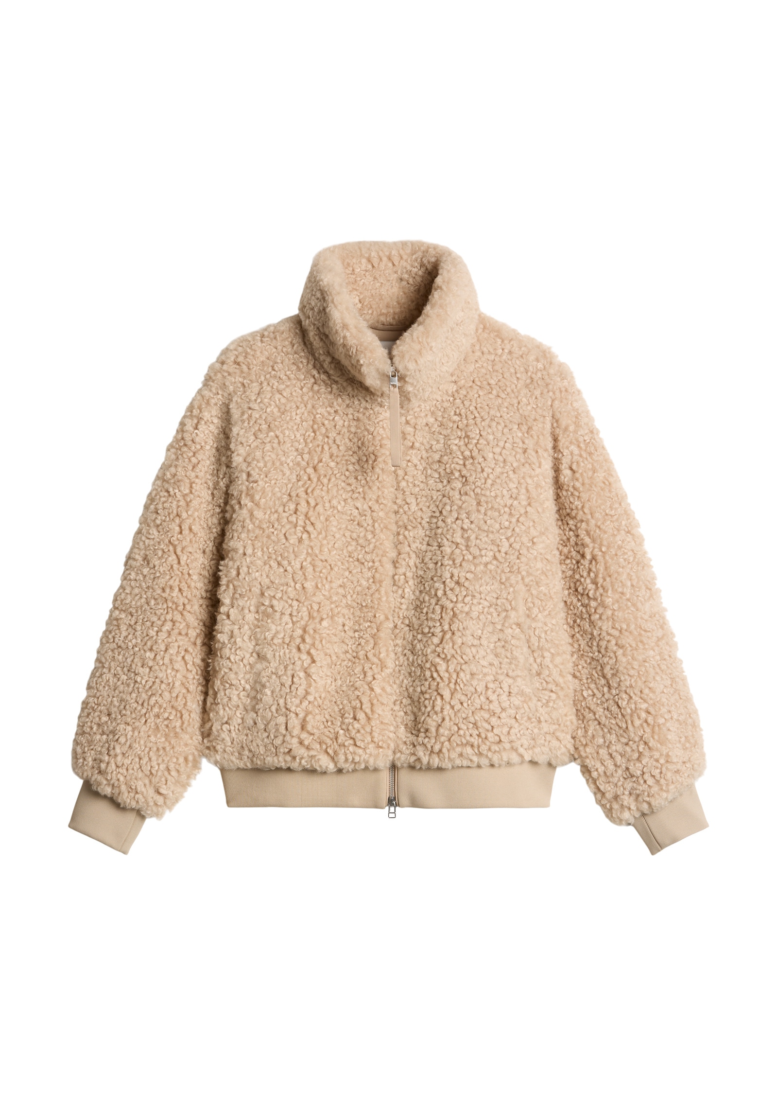 Marc O'Polo DENIM Outdoorjacke »aus weichem Curly-Plüsch« ohne Kapuze