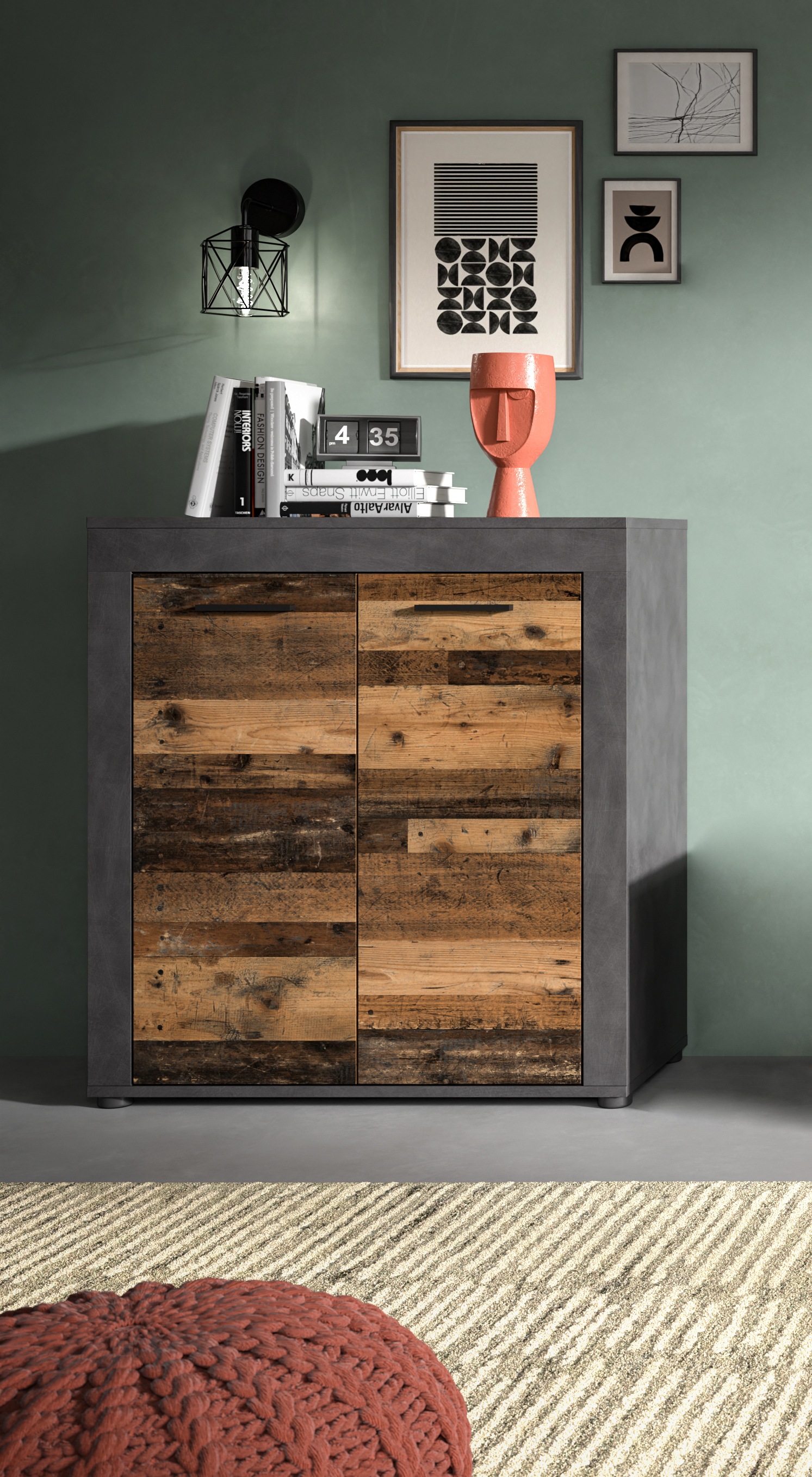 Home affaire Highboard "Aosta, Höhe 88 cm, in verschiedenen Farbausführunge günstig online kaufen