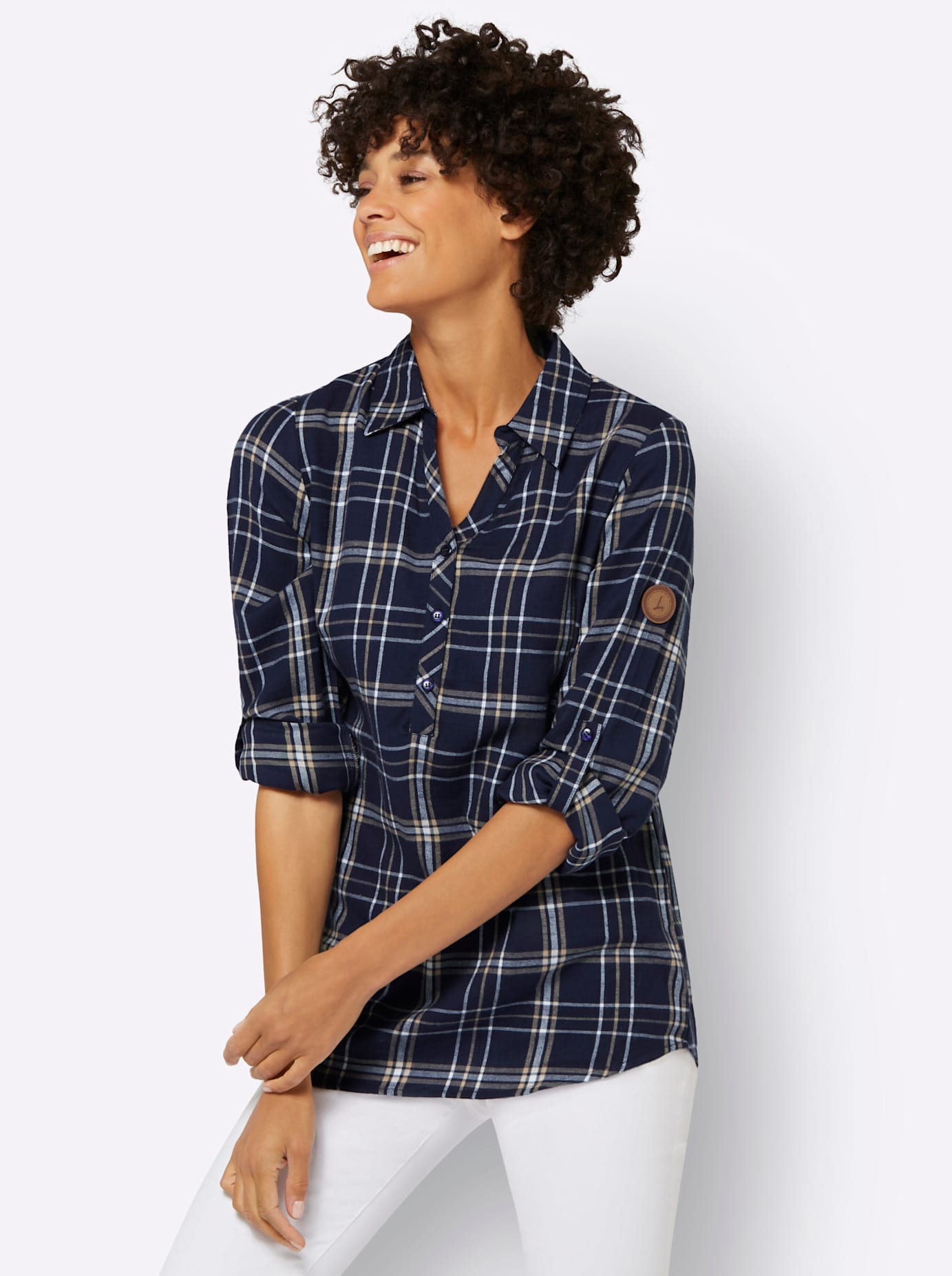 Casual Looks Flanellbluse günstig online kaufen