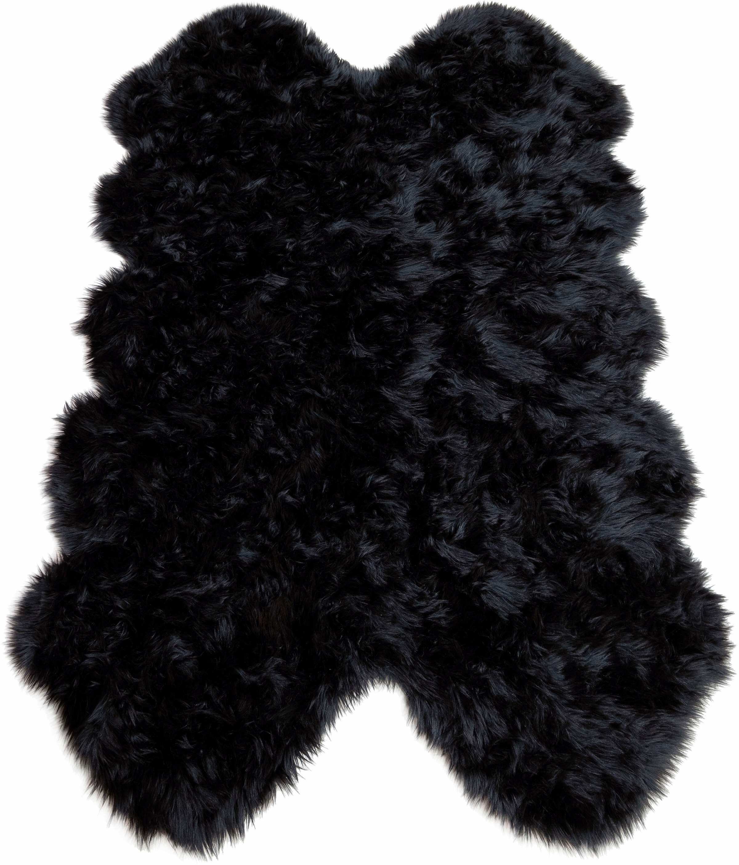 my home Fellteppich "Dena Teppiche, Fellform, waschbar" fellförmig 60 mm Hö günstig online kaufen