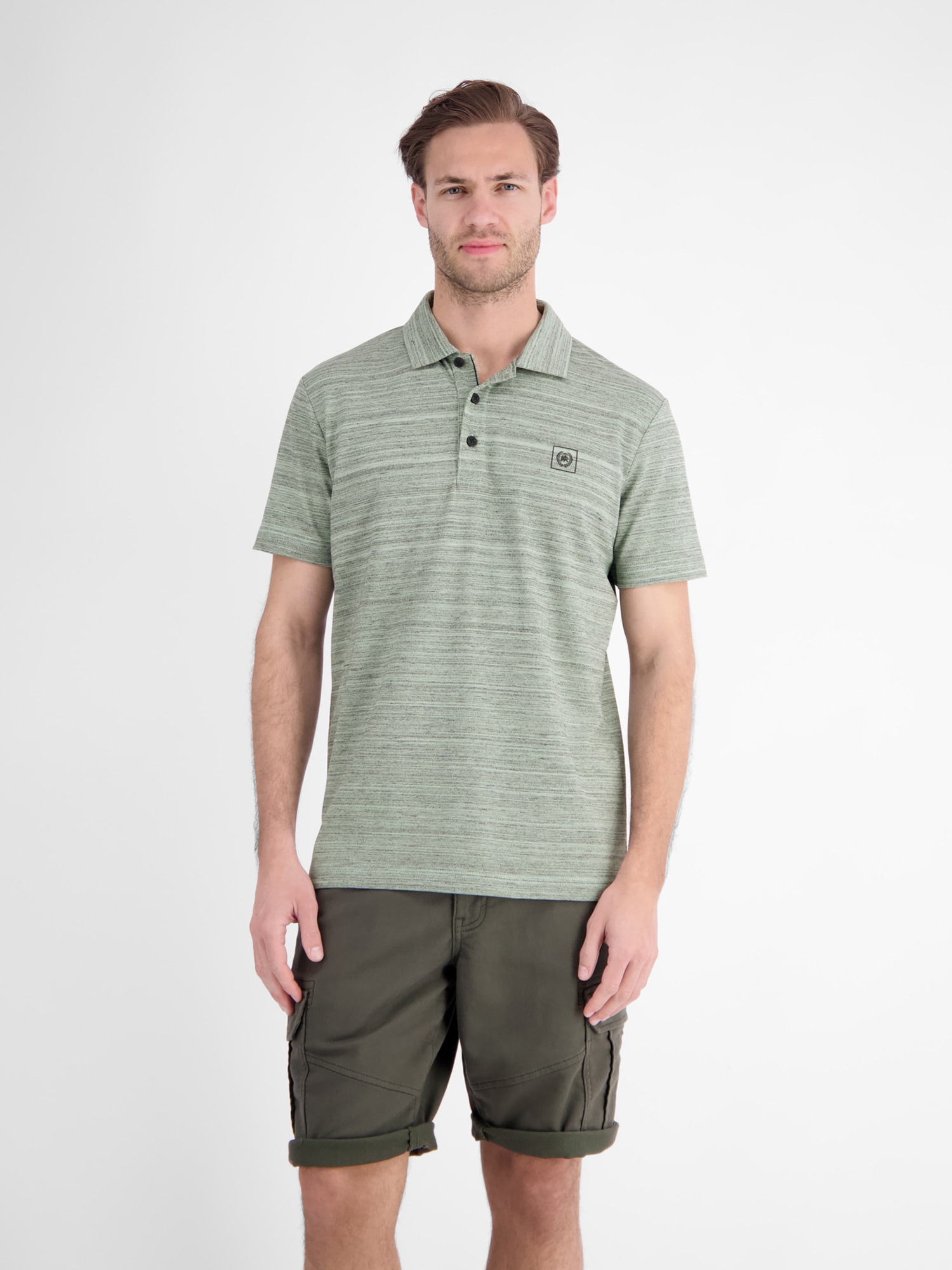 LERROS Poloshirt "Polo aus leichtem Baumwollmischgewebe mit griffiger Haptik"