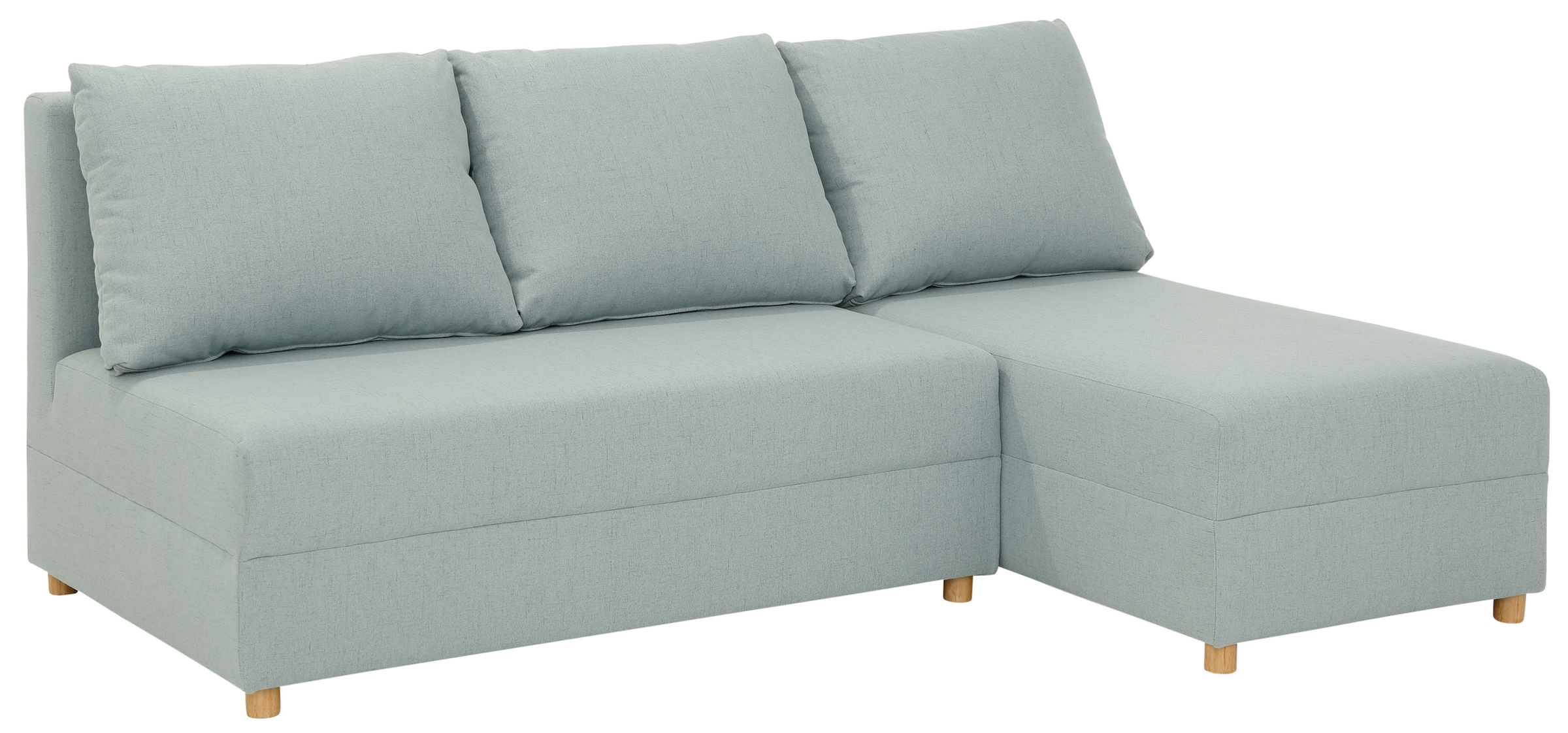 INOSIGN Ecksofa »Mick L-Form«, Longchair links/rechts montierbar, wahlweise mit Bettfunktion