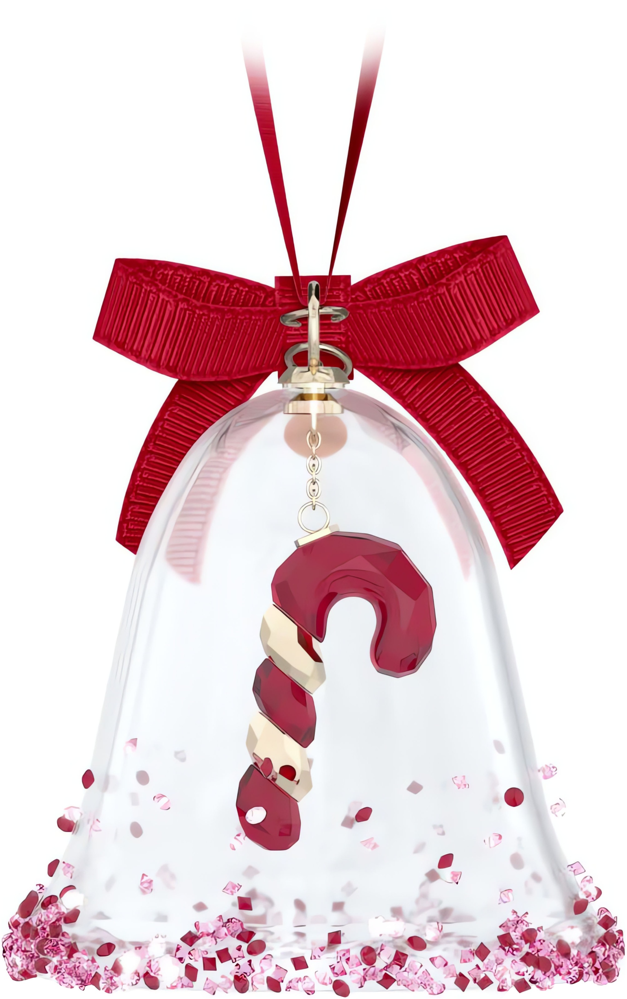 Swarovski Dekohänger »Sammelfigur Holiday Cheers Dulcis Weihnachtsglocke, 5688313, 5688314«, (1 St.), Swarovski® Kristall