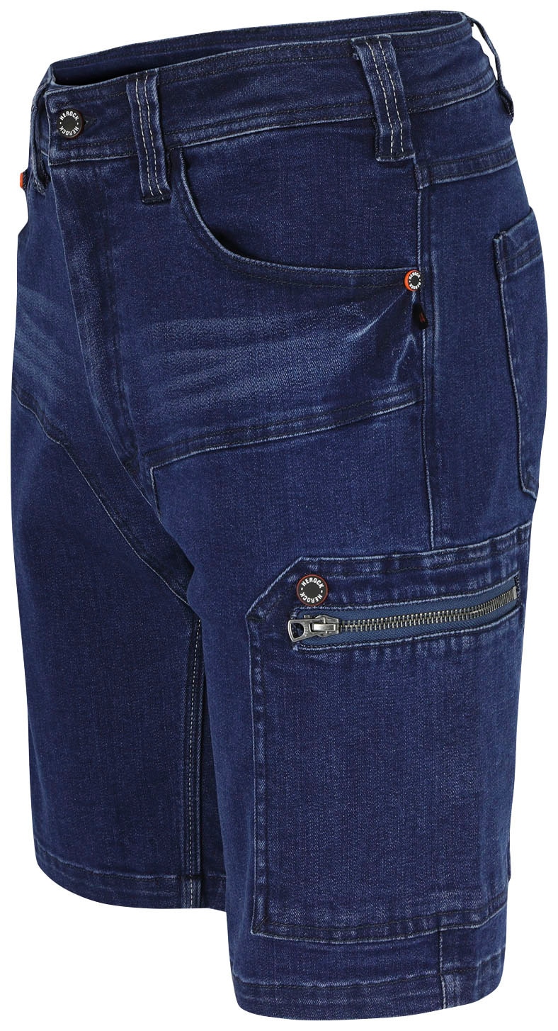 bequem, »Lago«, bestellen Seitentaschen 2 Arbeitsshorts | Slimfit, Multi-Pocket, Jeans, Stretch Herock BAUR sehr