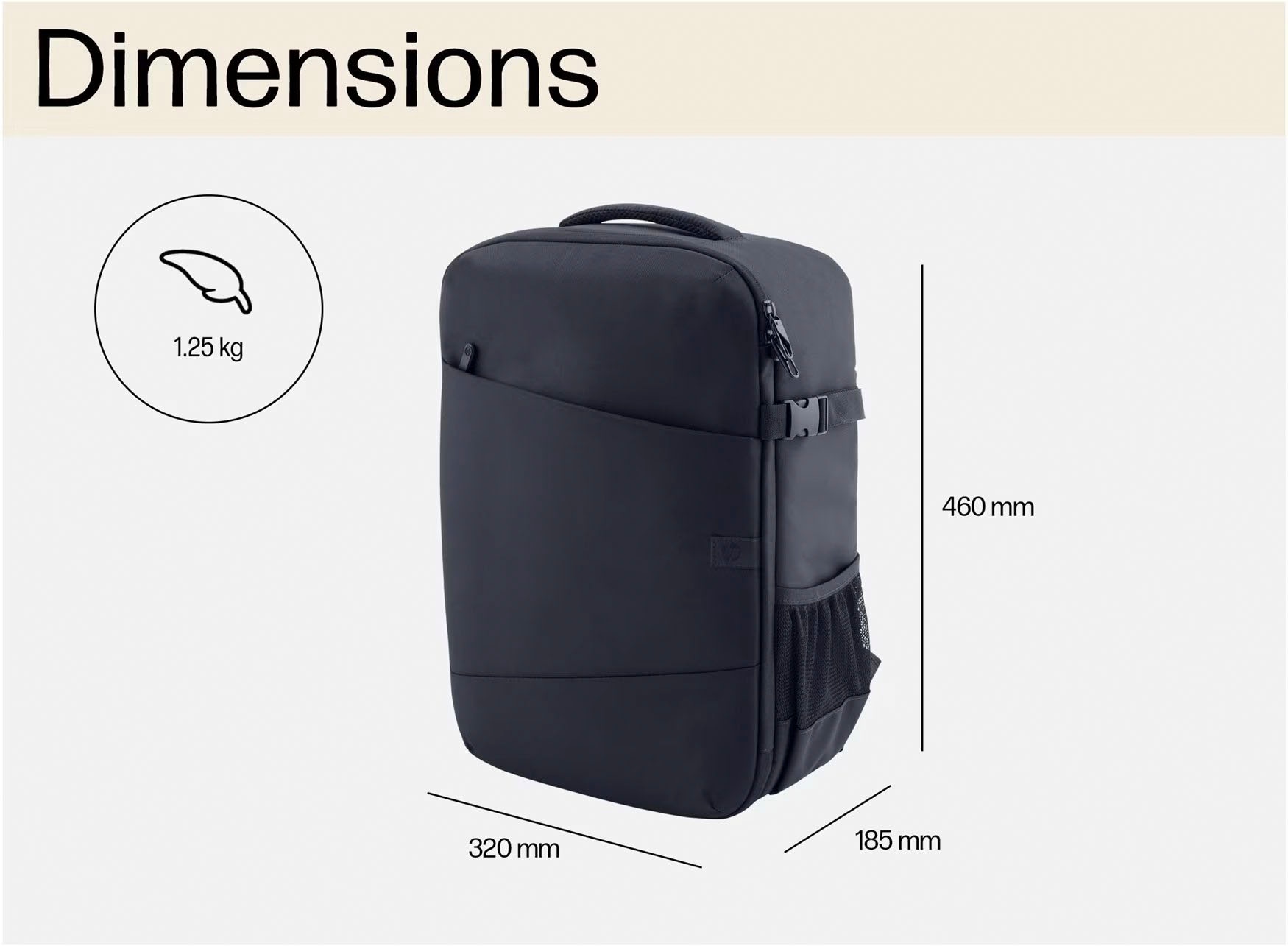 HP Notebook-Rucksack »Creator 16.1 (40.8 cm) Laptop Backpack«, (1 tlg.)