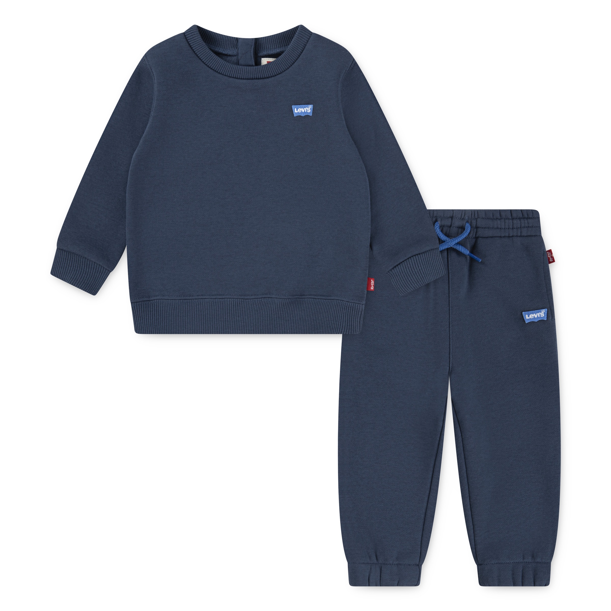 LEVI'S KIDS Jungen Neugeborenen-Geschenkset "LVN HOODIE,JOGGER SET", Gr. 24Mbig dipper, angeraute Sweatware, Obermaterial: 60% Baumwolle, 40%