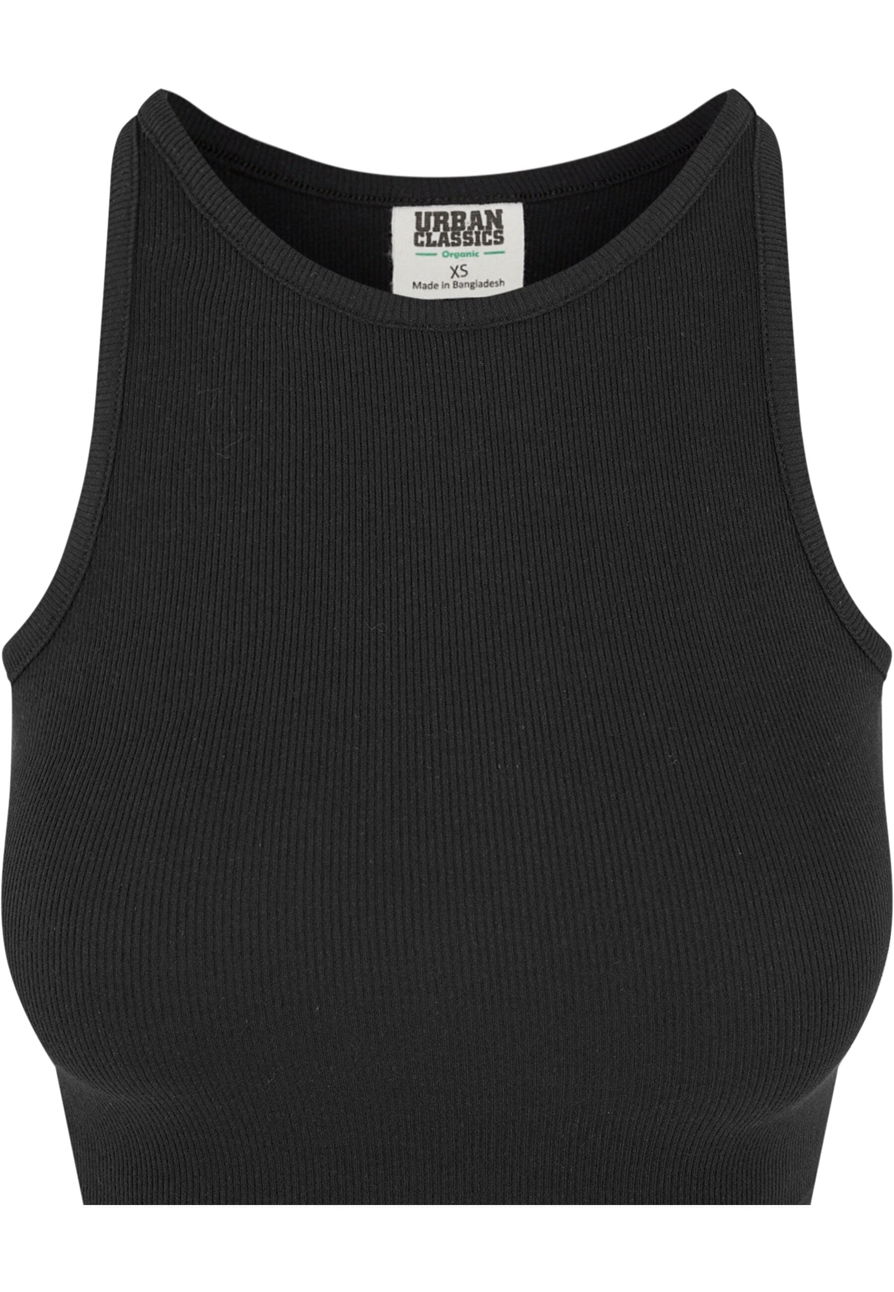 URBAN CLASSICS Muskelshirt »Urban Classics Ladies Organic Cropped Rib Top 2-Pack«, (1 tlg.)