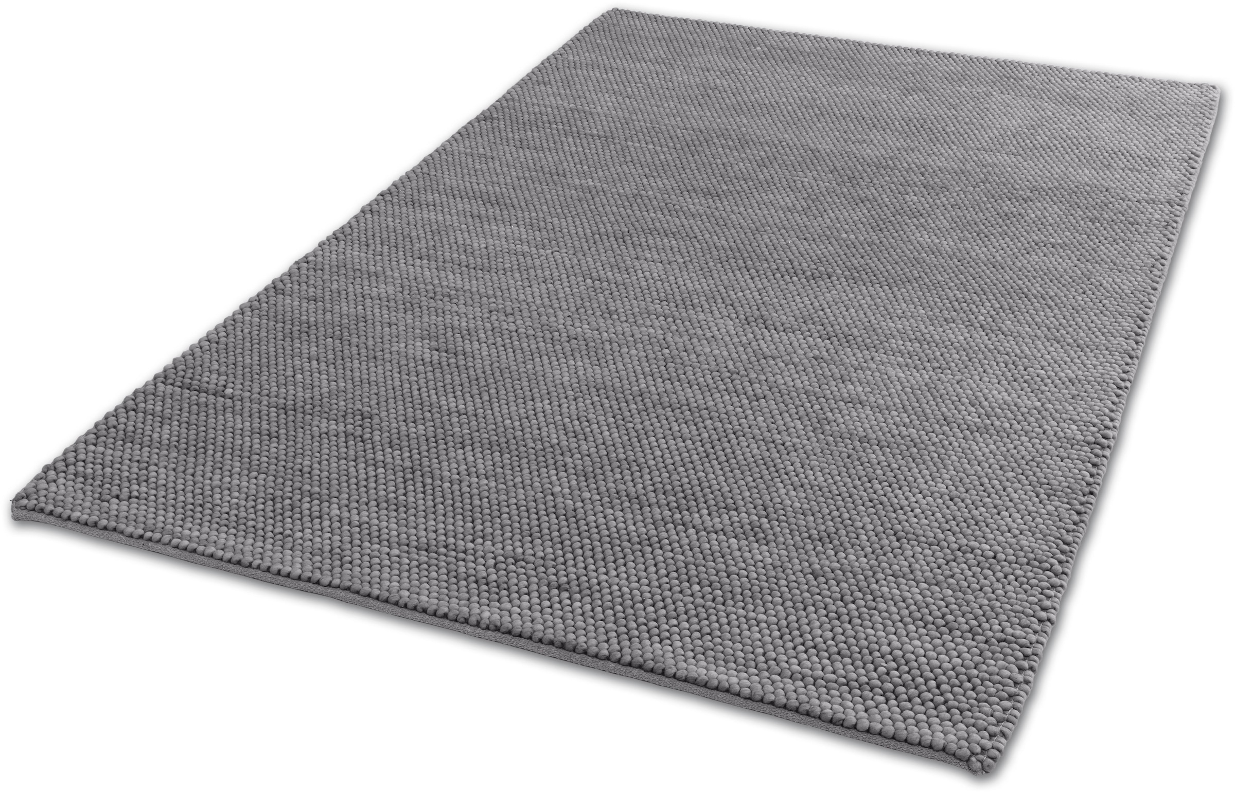 SCHÖNER WOHNEN-Kollektion "Poppy 6024" rechteckig 18 mm Höhe hochwertiger Handweb, Wolle, Wohnzimmer, Schöner Wohnen Kollektion