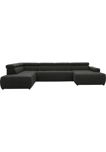 DOMO collection Sofa »Brandon« su Kopfteilverstellung ...