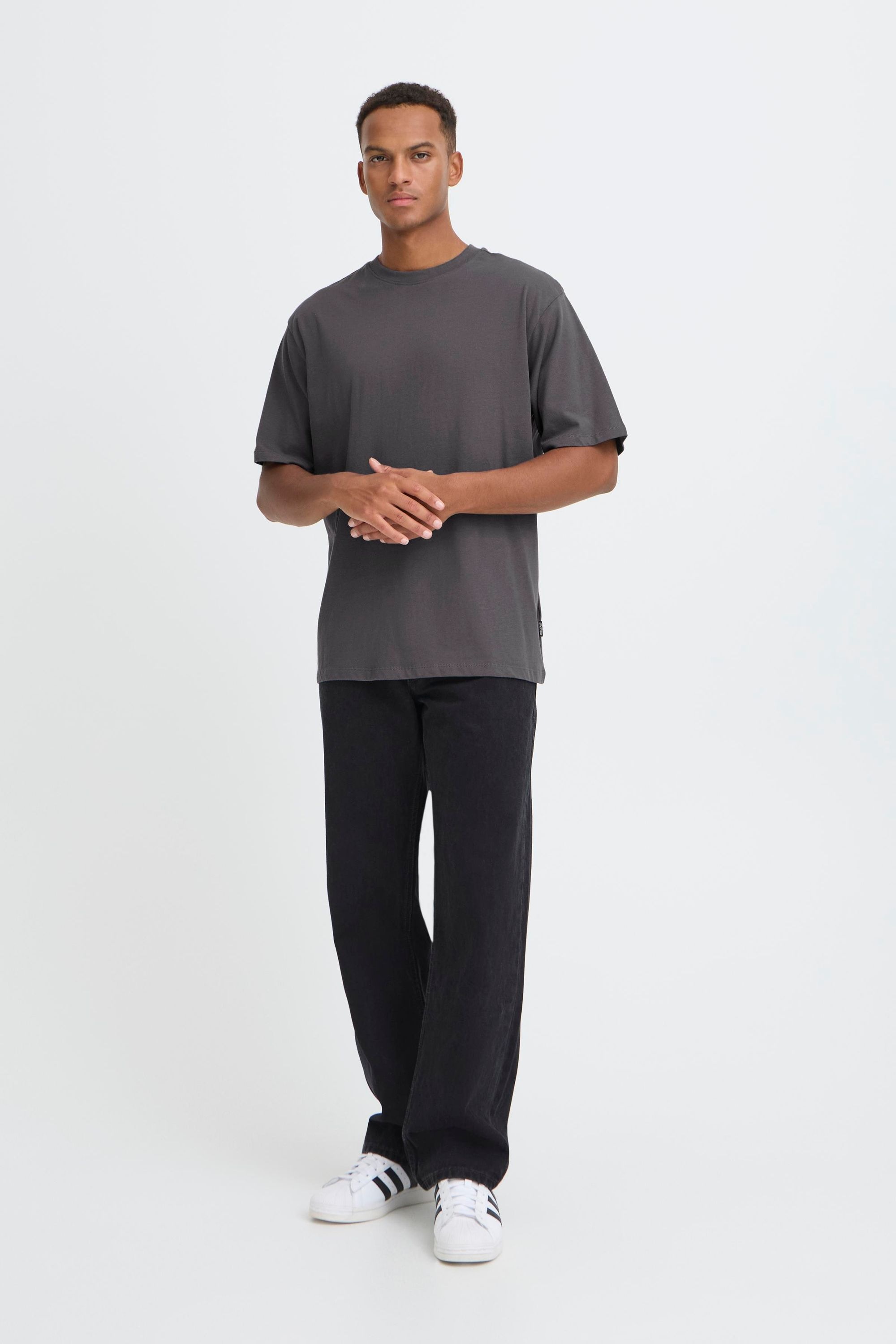 Thumbnail - Blend Rundhalsshirt "BHFisher" Basic Oversized T-Shirt mit Rundhalsausschnitt